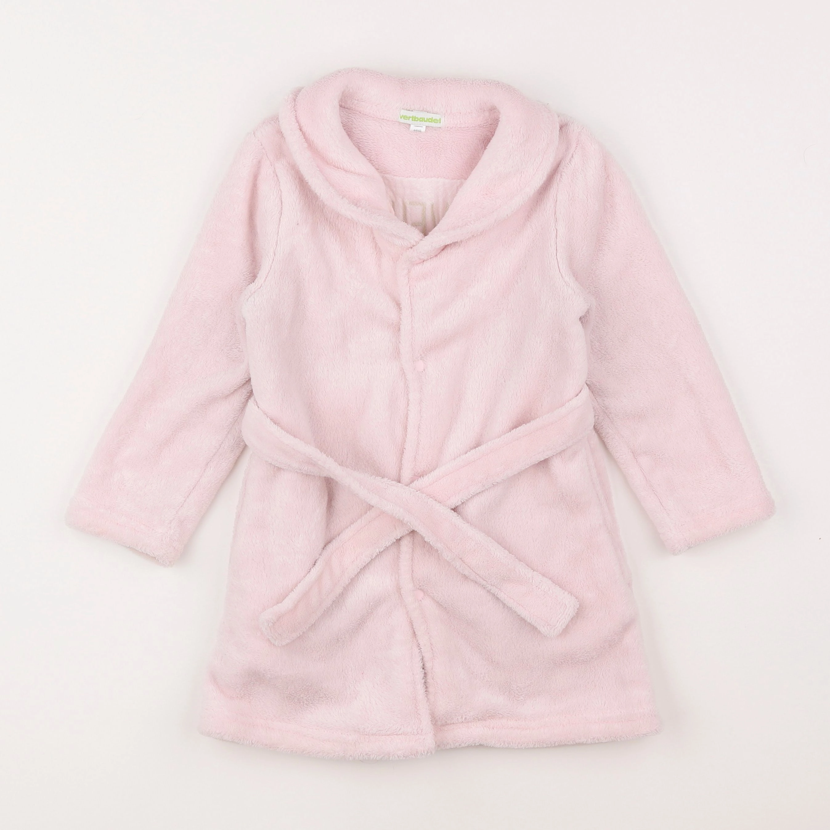 Vertbaudet - robe de chambre rose - 4 ans