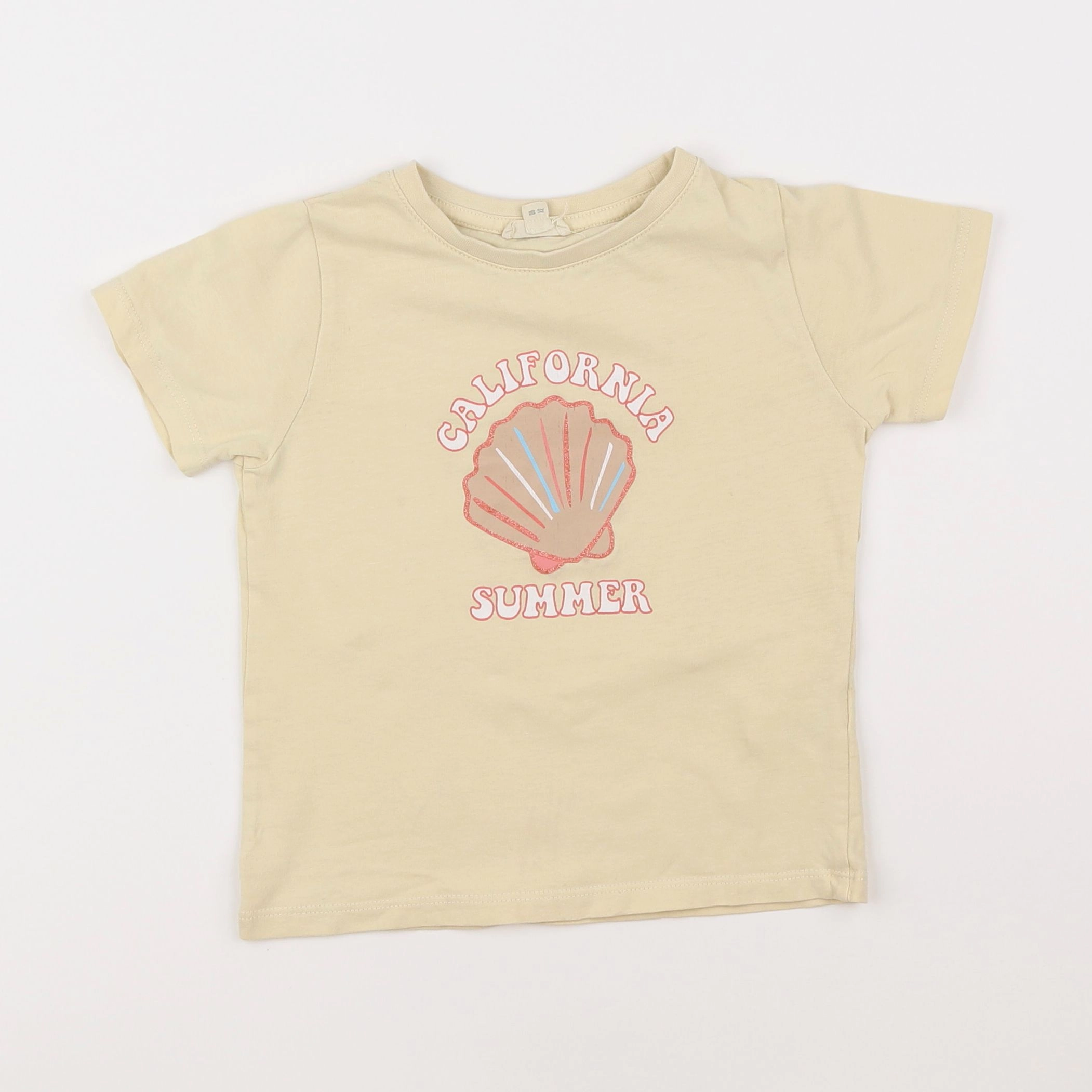 Little Cigogne - tee-shirt beige - 3 ans