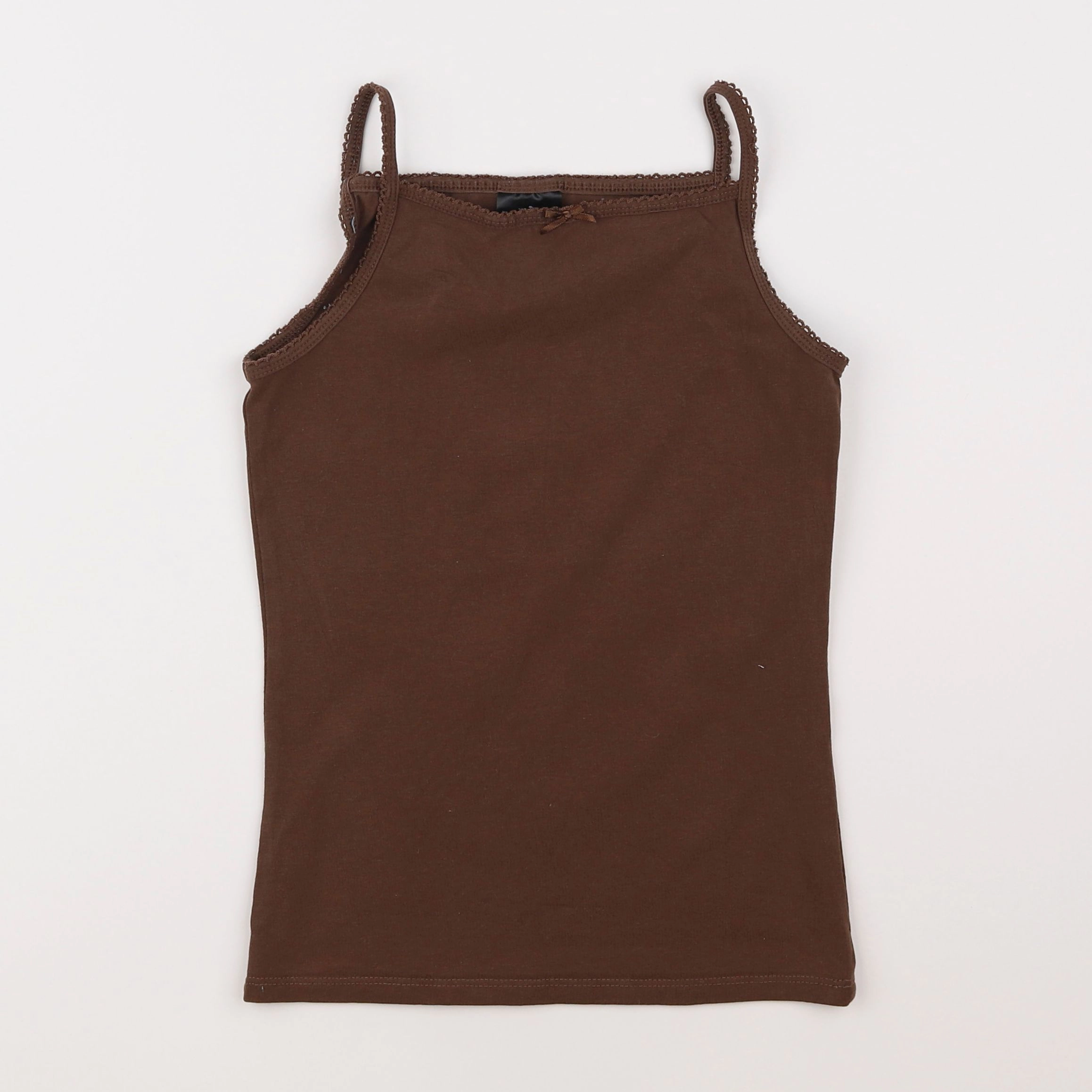 H&M - maillot de corps marron - 8/10 ans