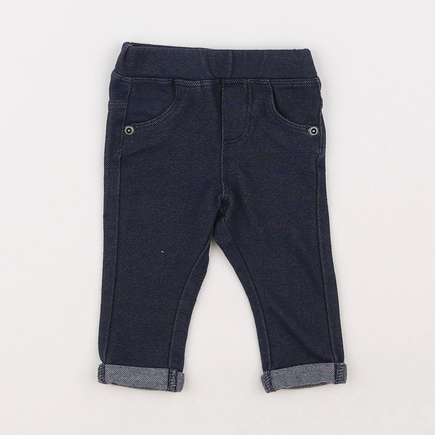 Vertbaudet - jegging bleu - 3 mois