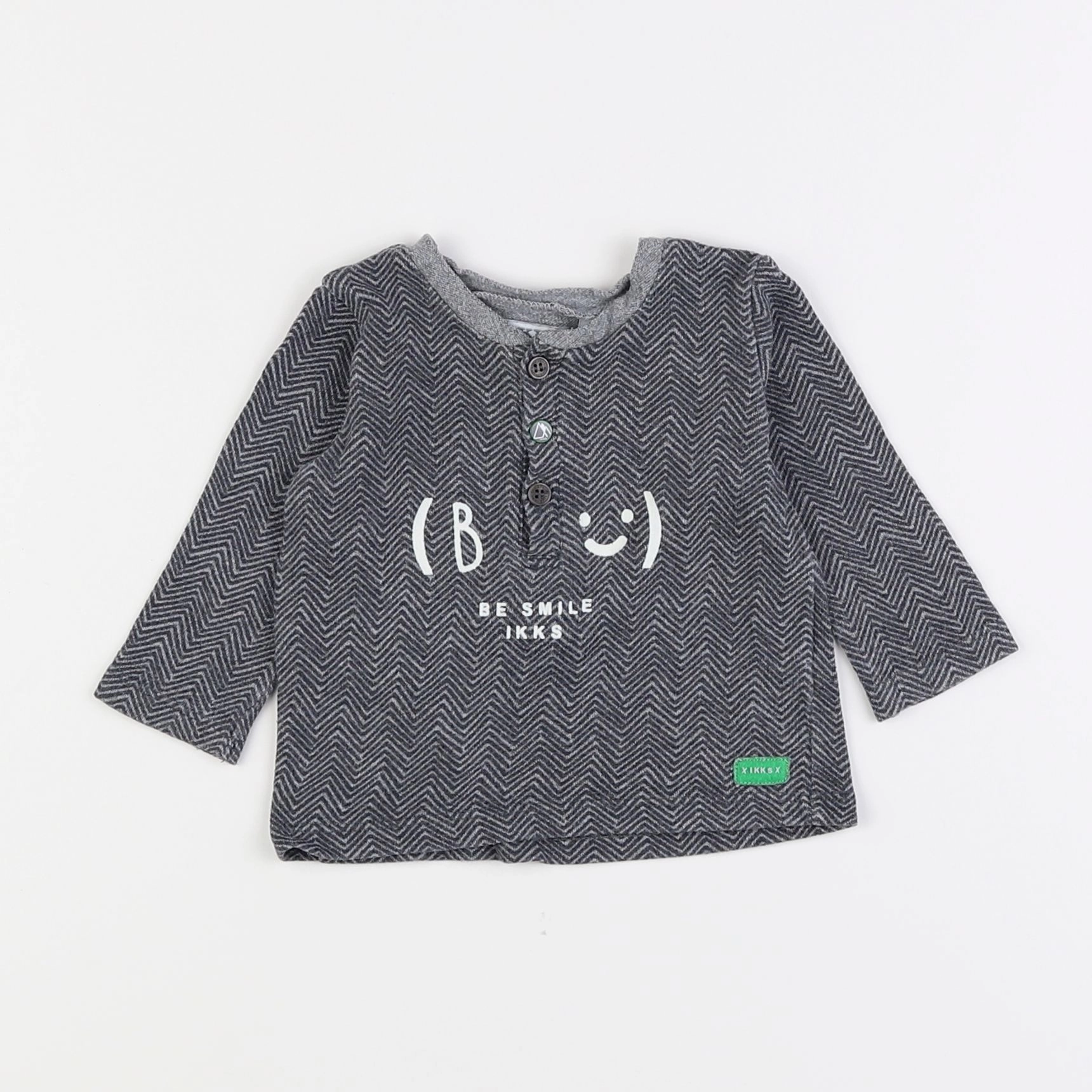 IKKS - tee-shirt gris - 3 mois