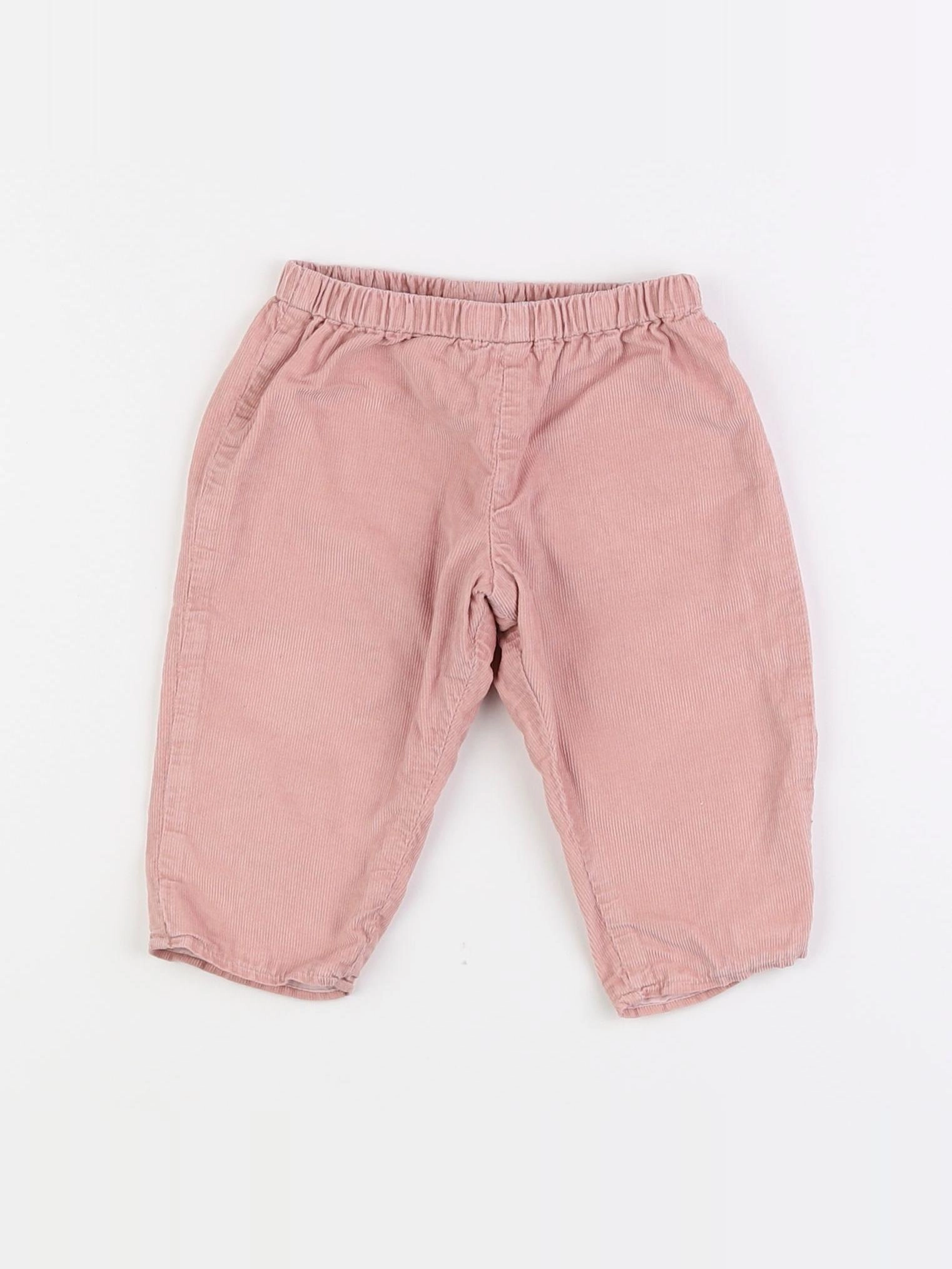 Bonton - sarouel rose - 6 mois