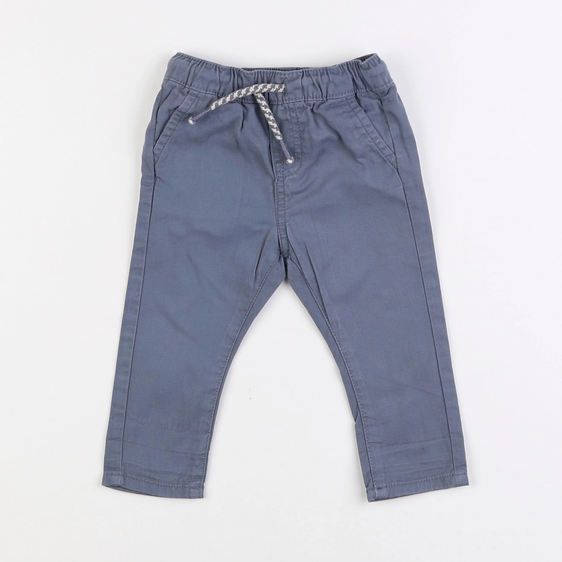 Vertbaudet - pantalon bleu - 6 mois