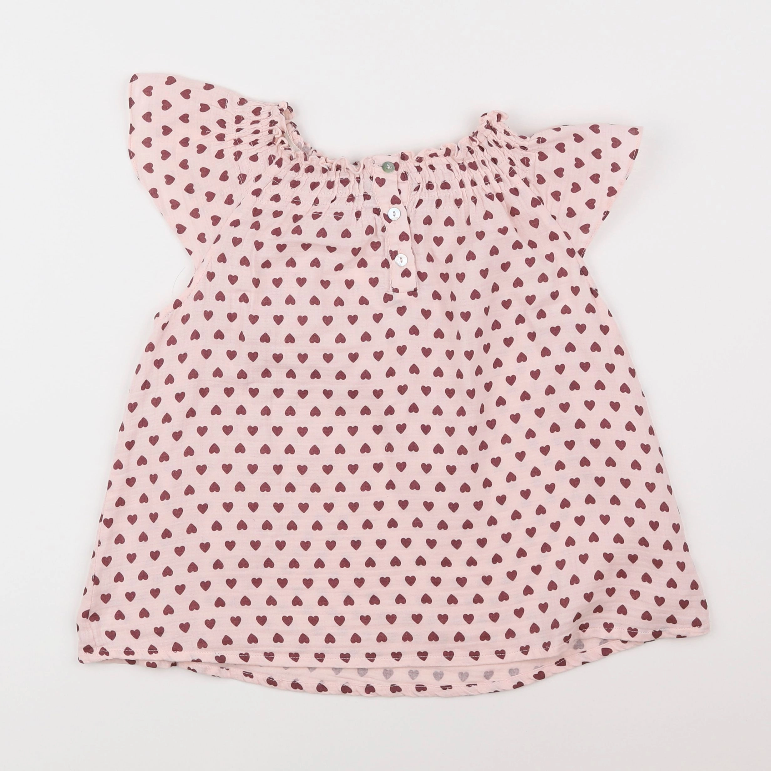 Bonton - blouse rose - 6 ans