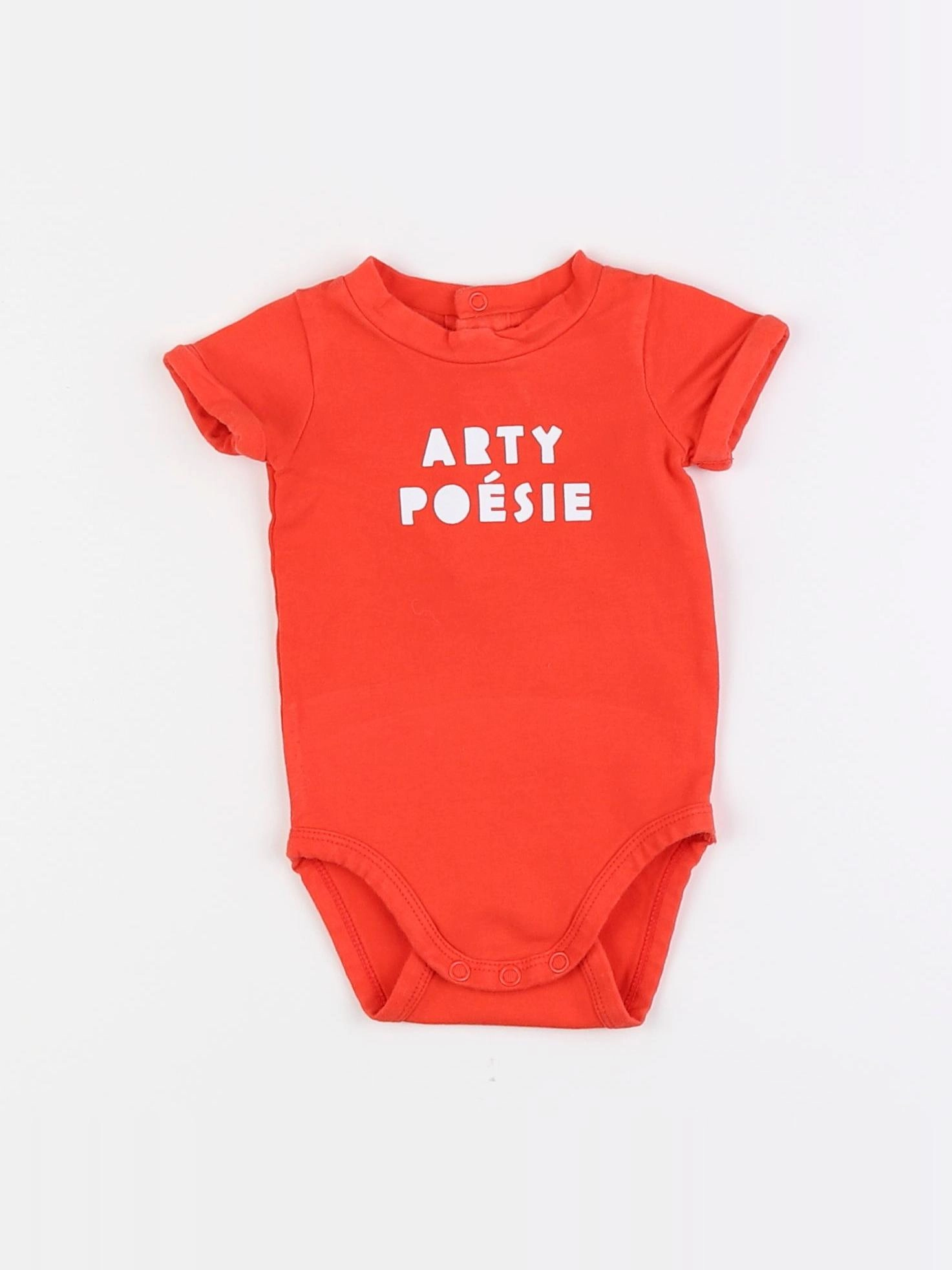 Jacadi - body rouge - 1 mois