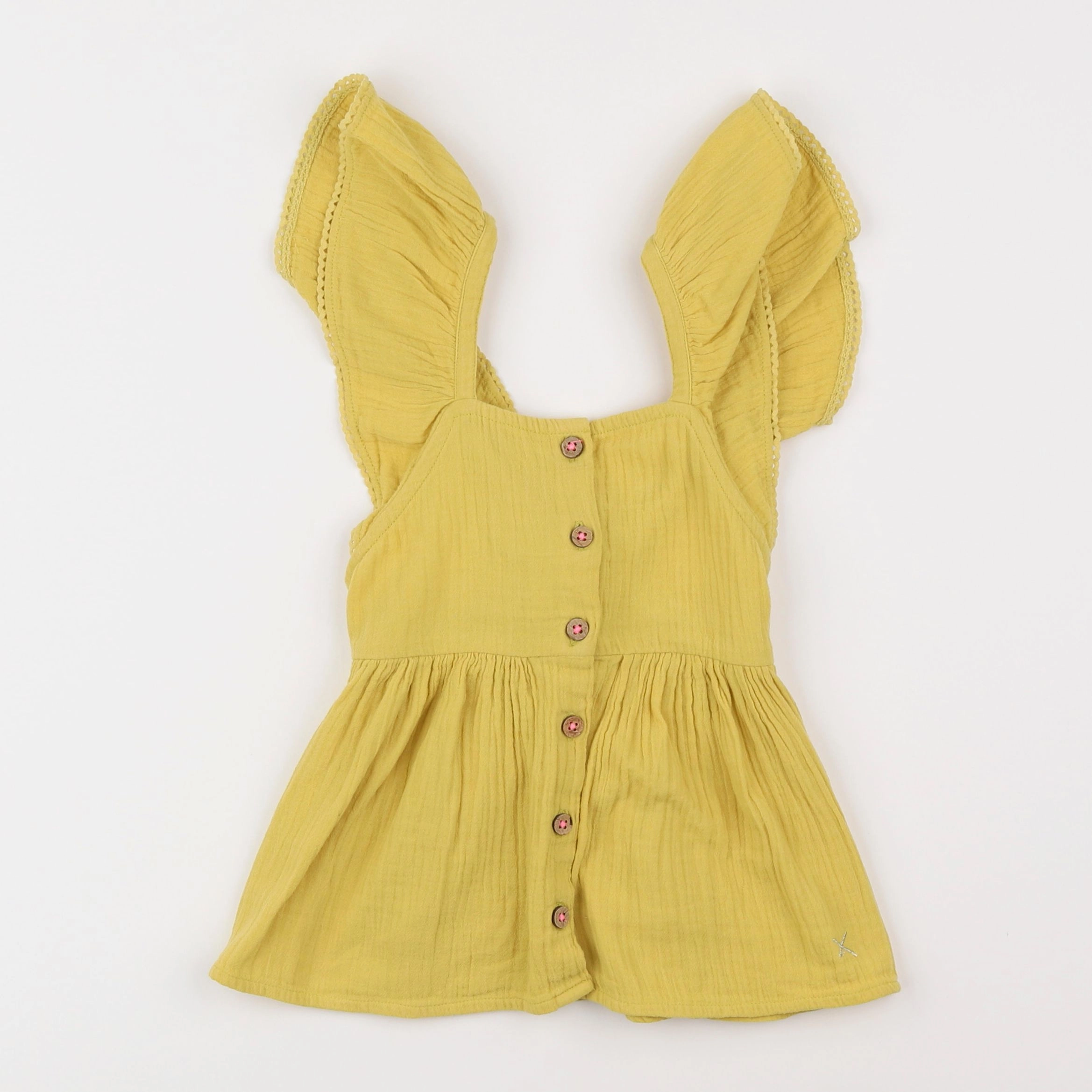 Louise Misha - blouse jaune - 4 ans