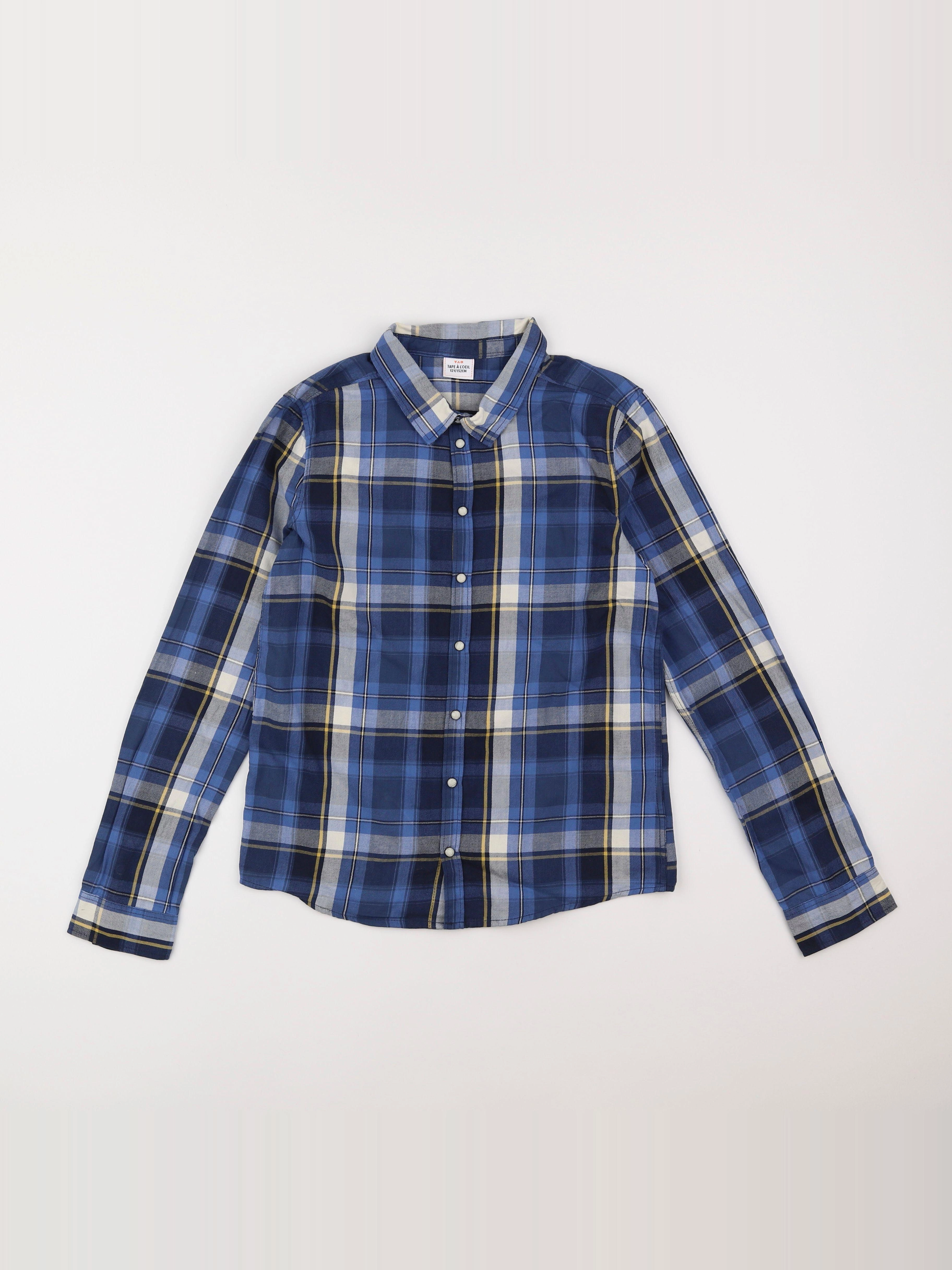 Tape à l'oeil - chemise bleu - 12 ans