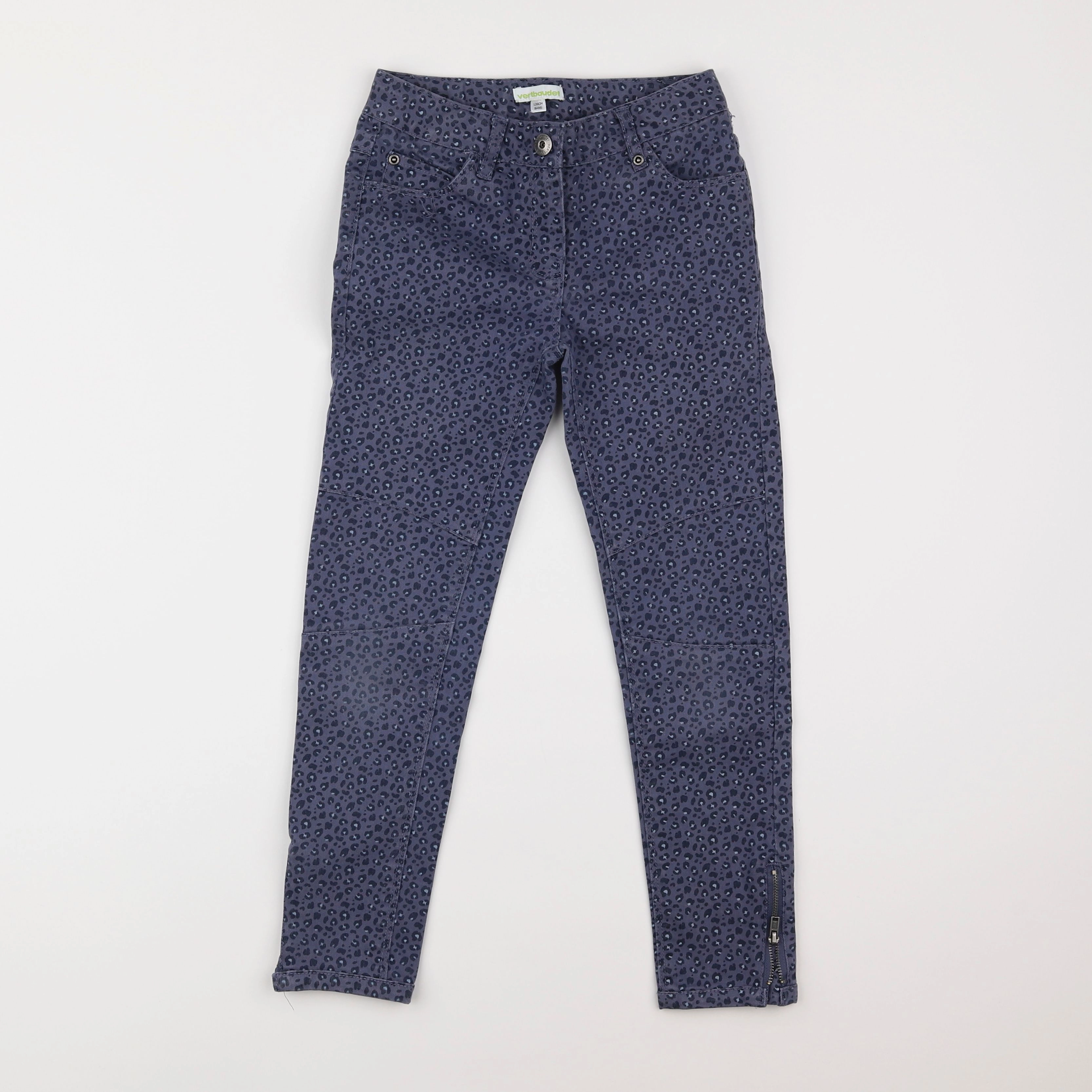 Vertbaudet - pantalon bleu - 8 ans