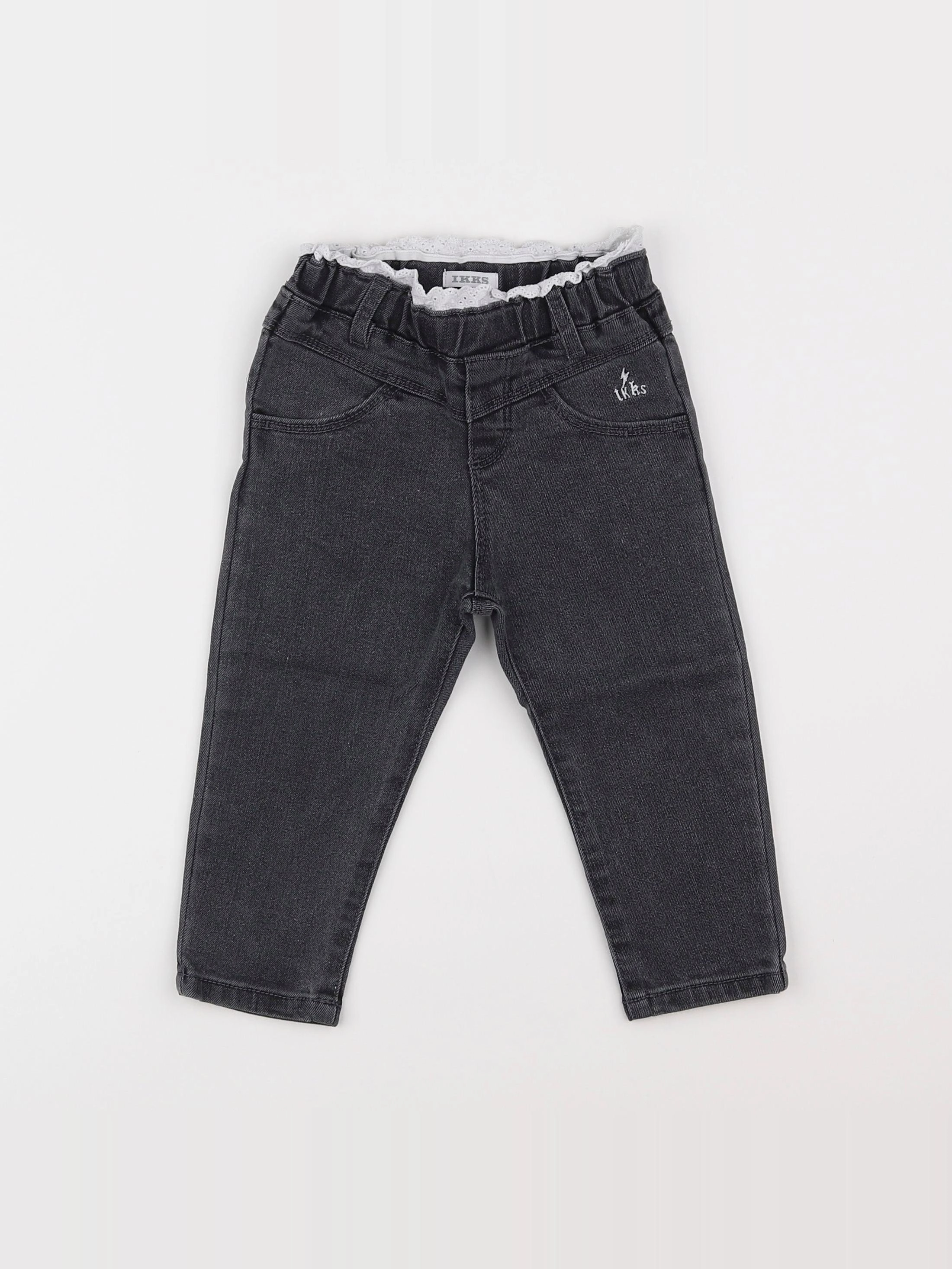 IKKS - jean noir - 18 mois