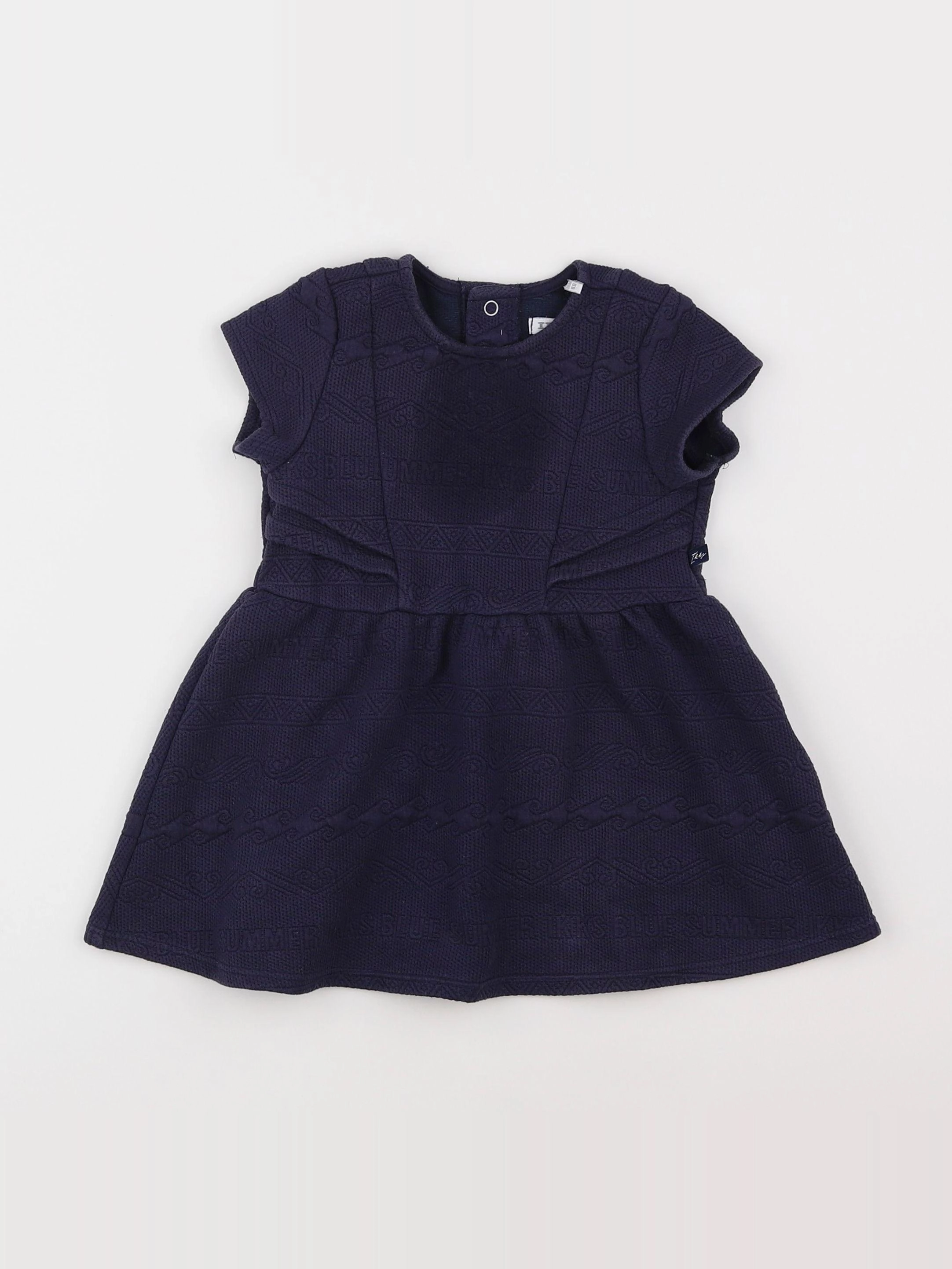 IKKS - robe bleu - 18 mois