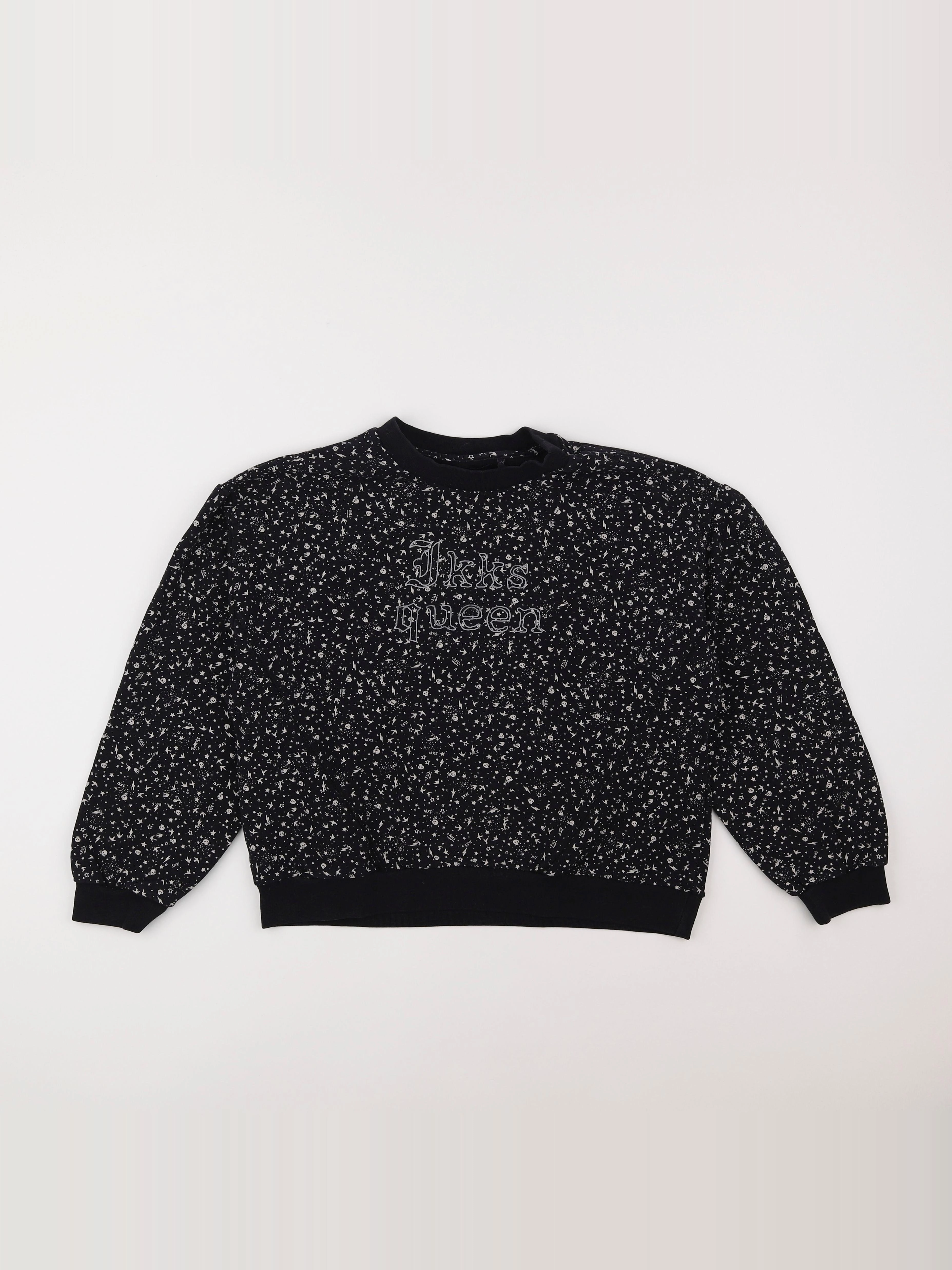 IKKS - sweat noir - 12 ans