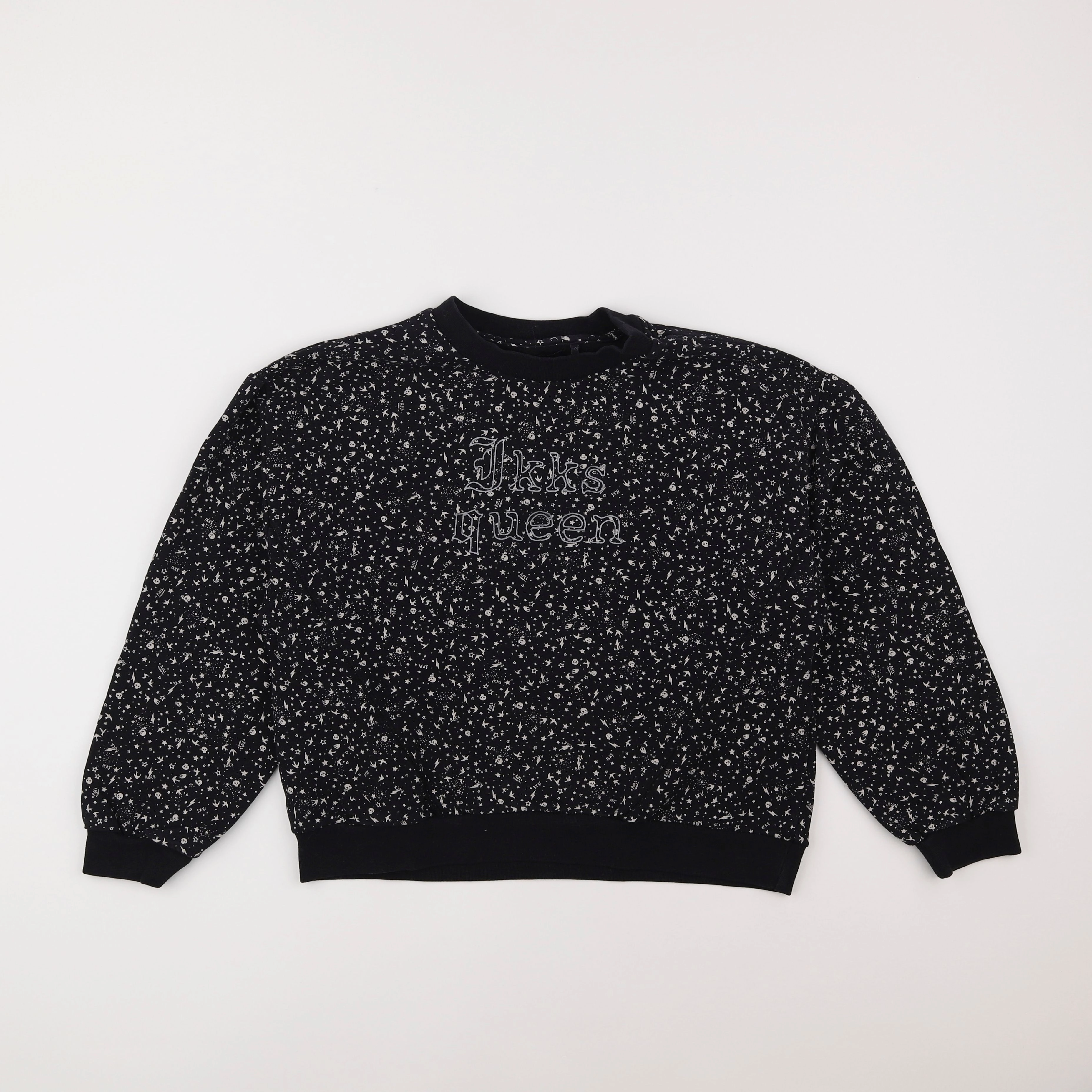IKKS - sweat noir - 12 ans