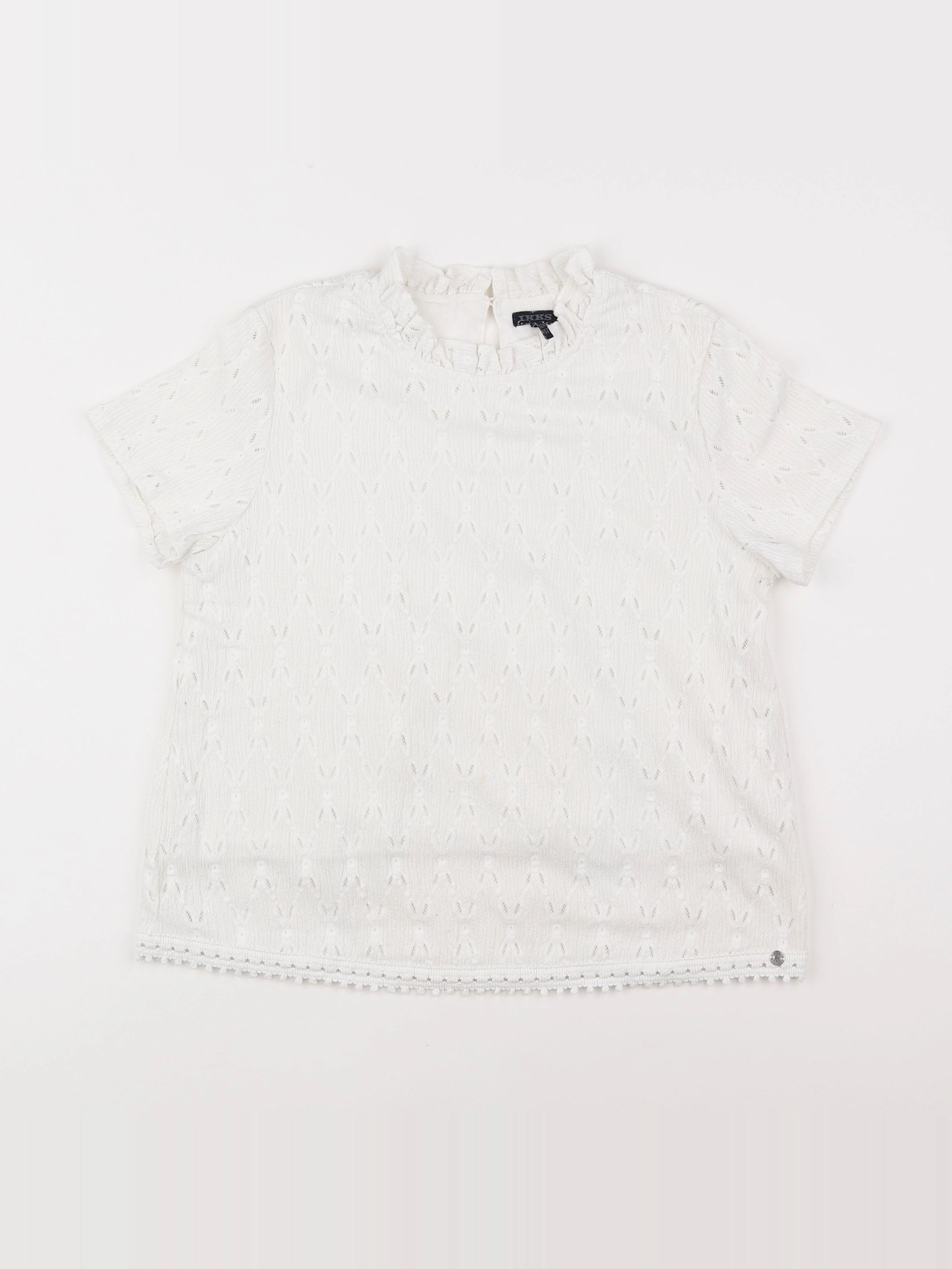 IKKS - blouse blanc - 12 ans