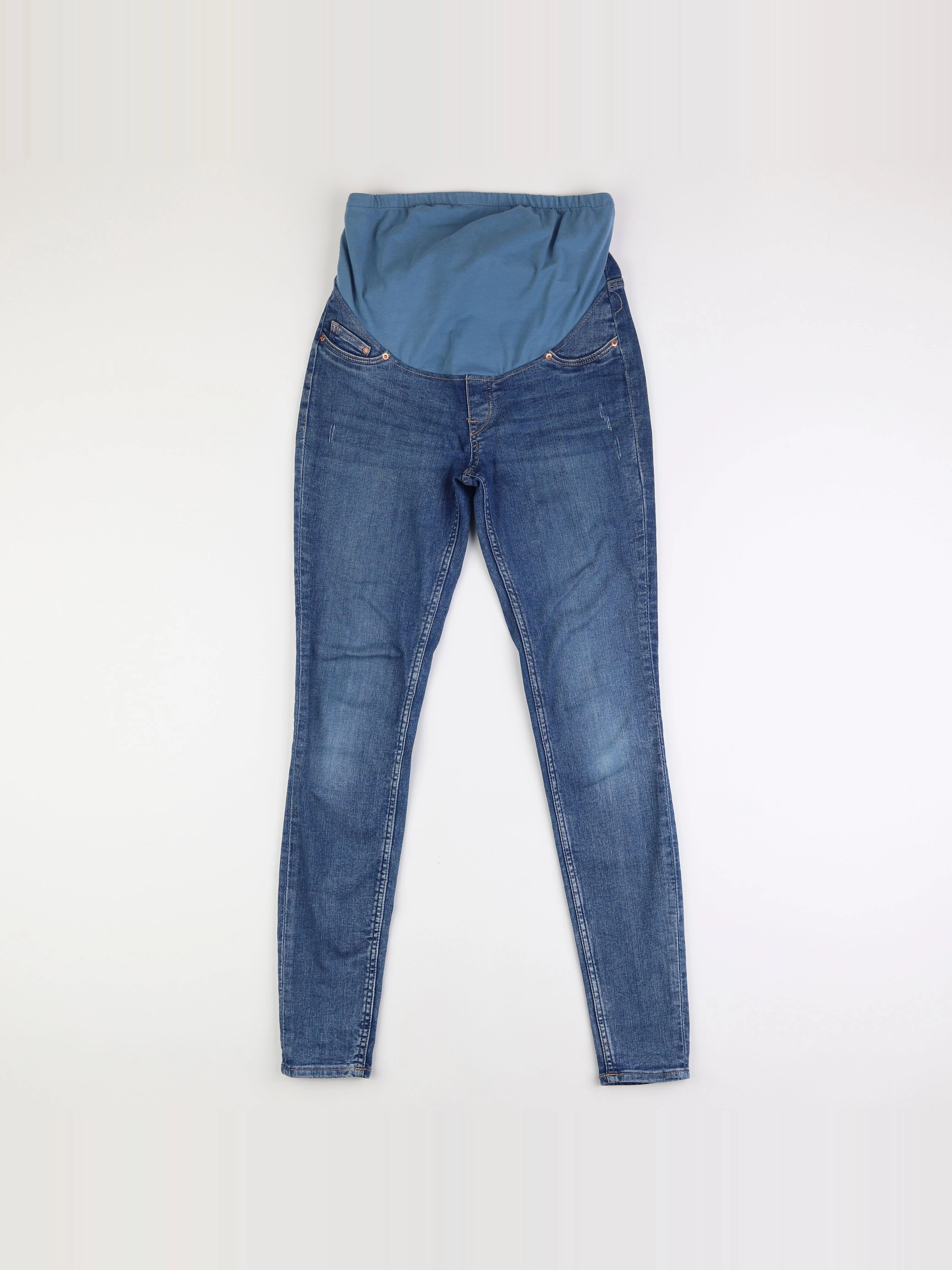 H&M - jean grossesse bleu - 36