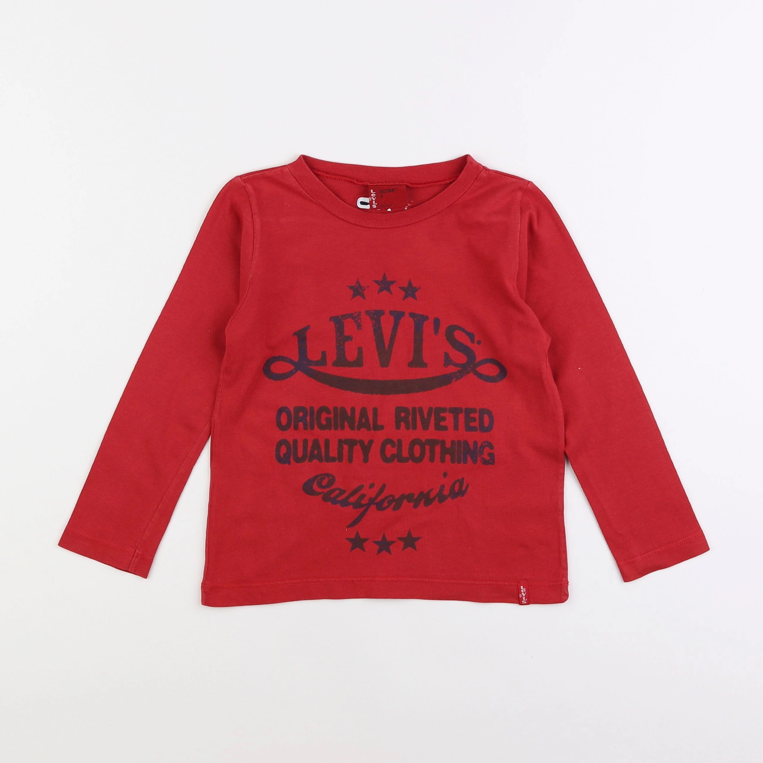 Levi's - tee-shirt rouge - 4 ans