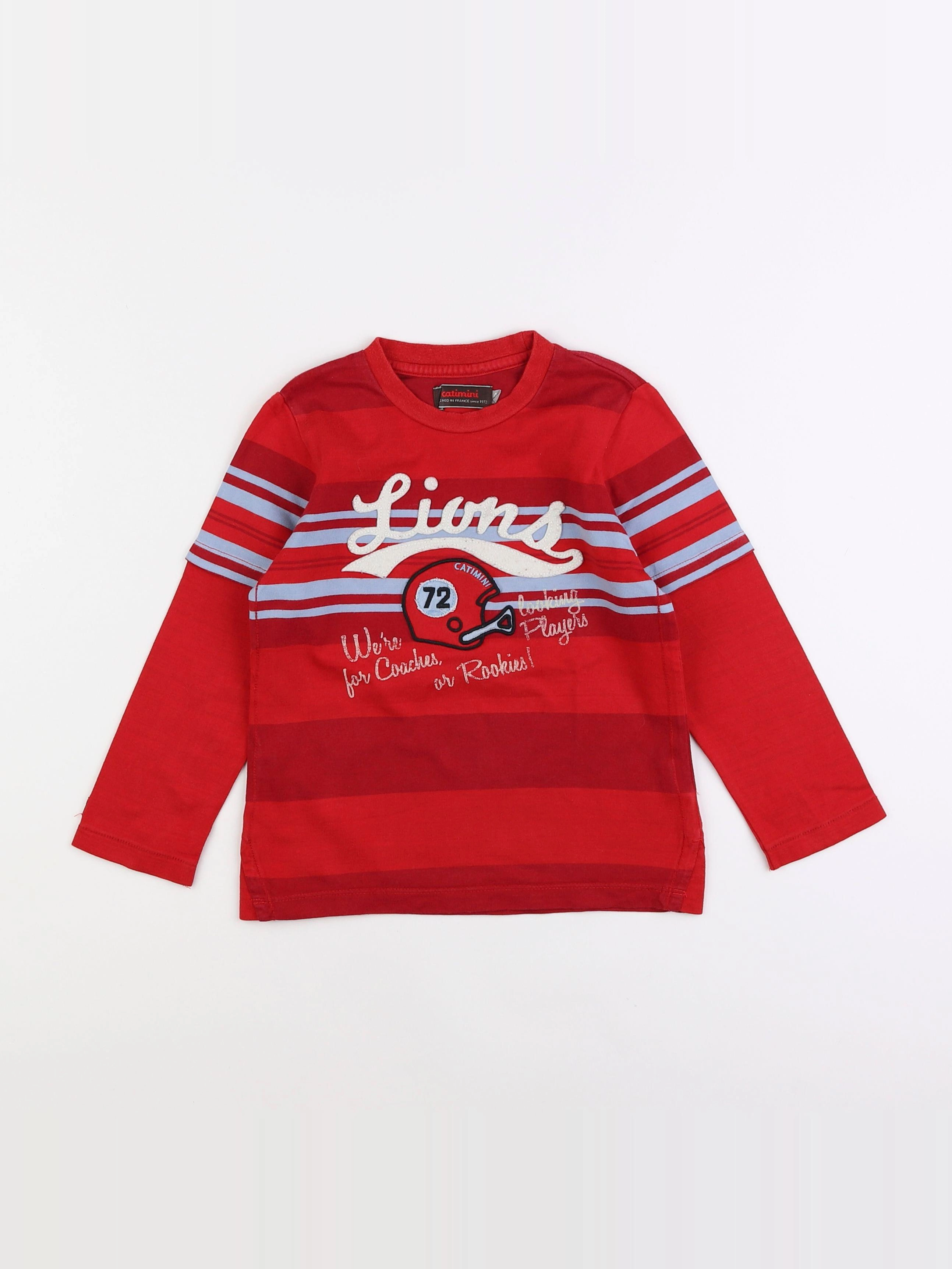 Catimini - tee-shirt rouge - 4 ans