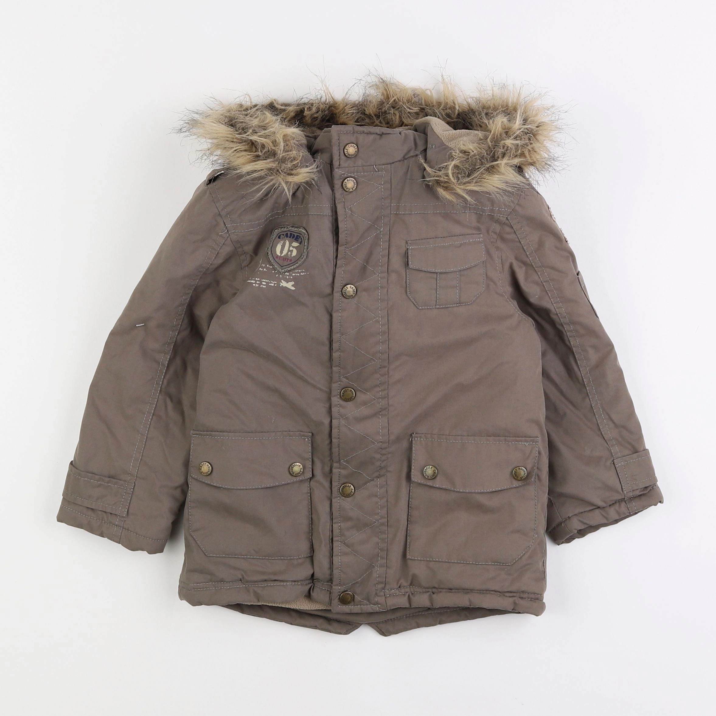 Cadet Rousselle - parka marron - 4 ans