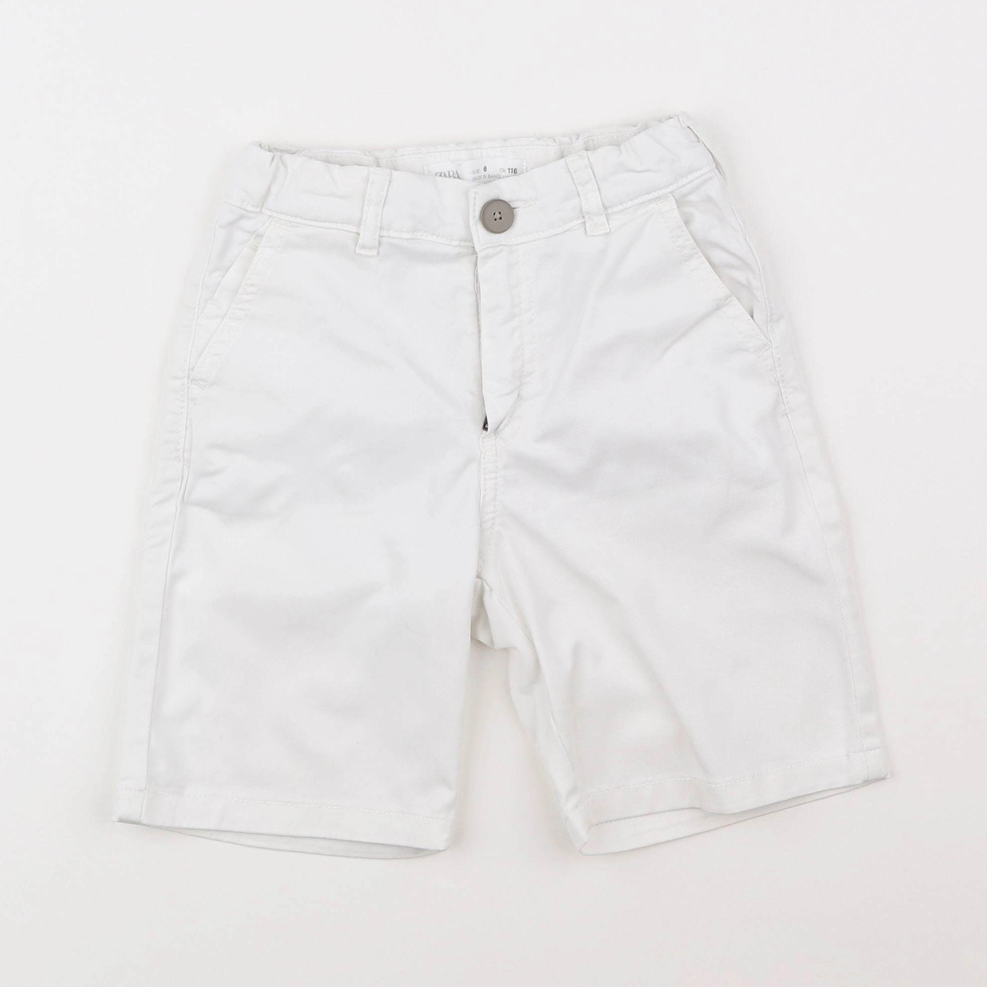 Zara - short blanc - 6 ans