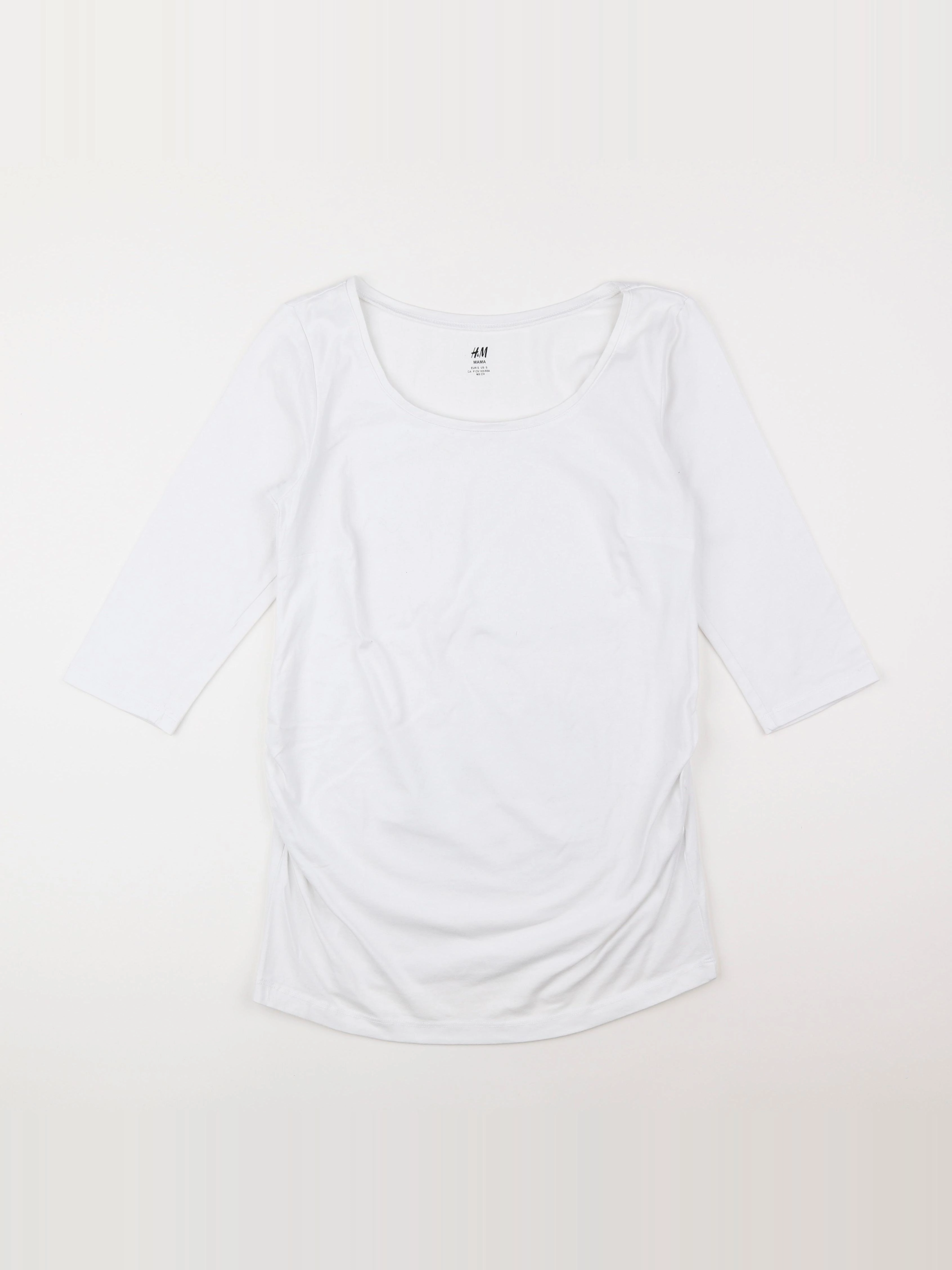 H&M - tee-shirt allaitement, grossesse blanc - 38
