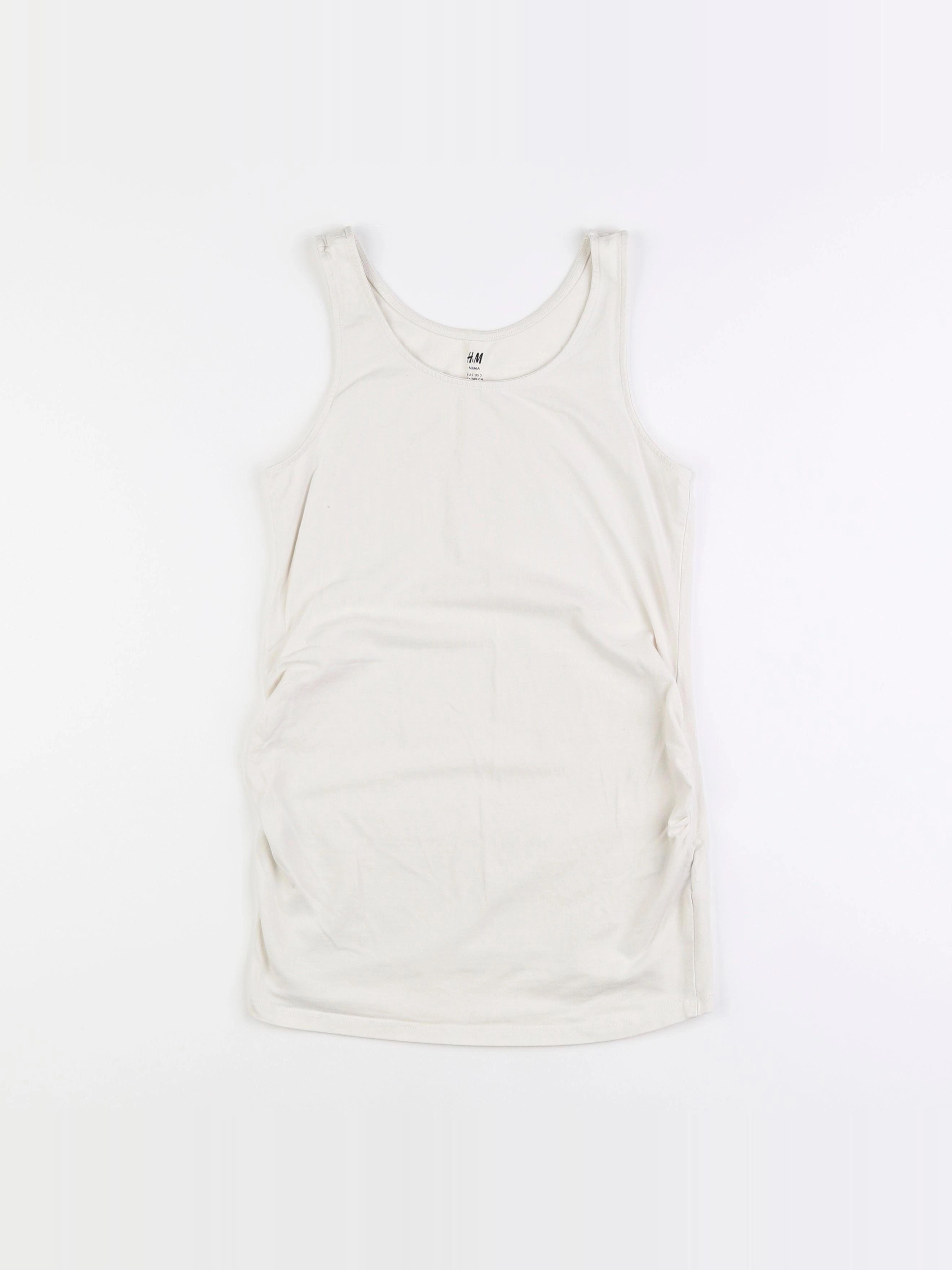 H&M - débardeur grossesse beige - 36 à 38