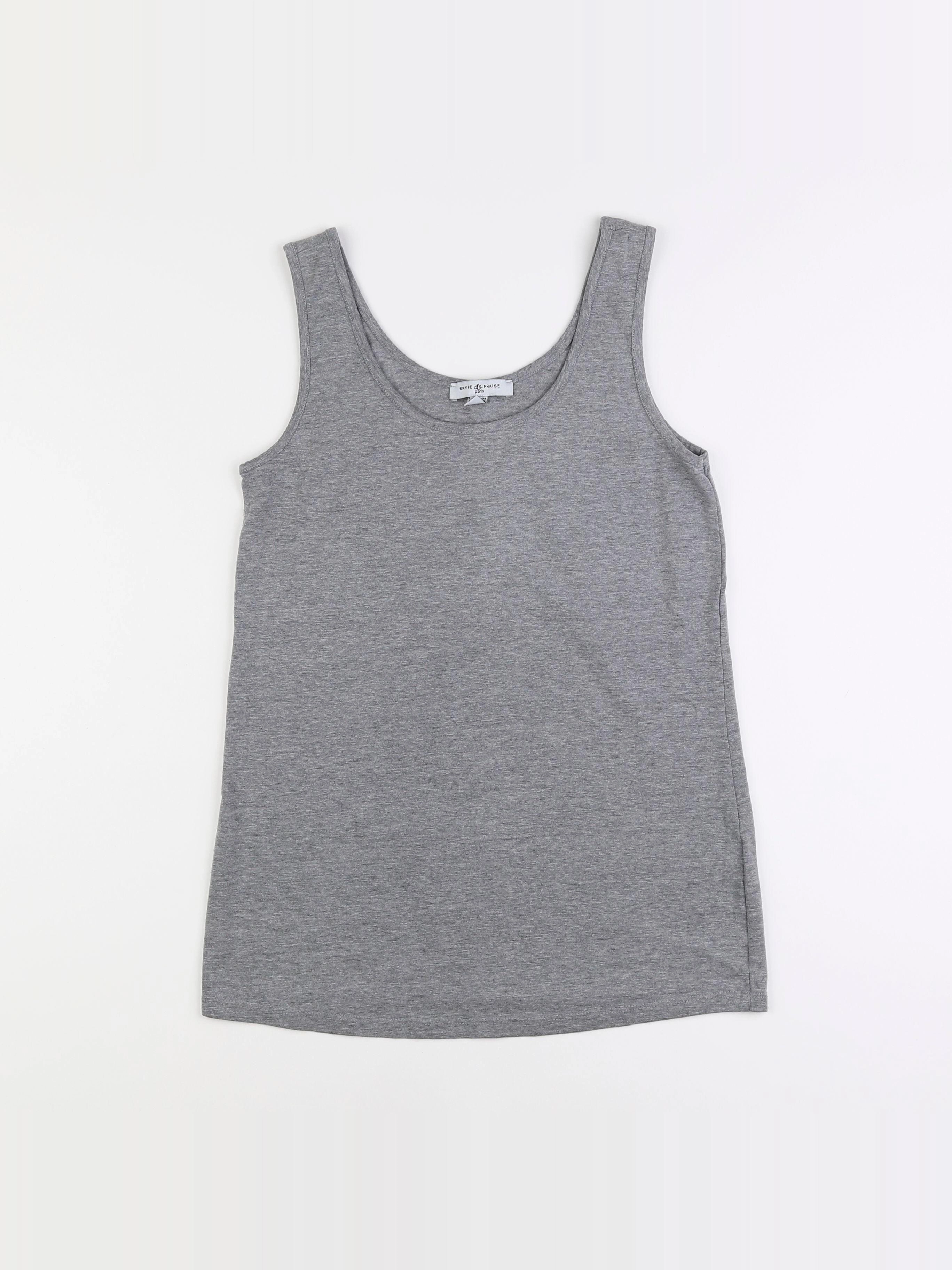 Envie de fraise - débardeur grossesse gris - 36 à 38