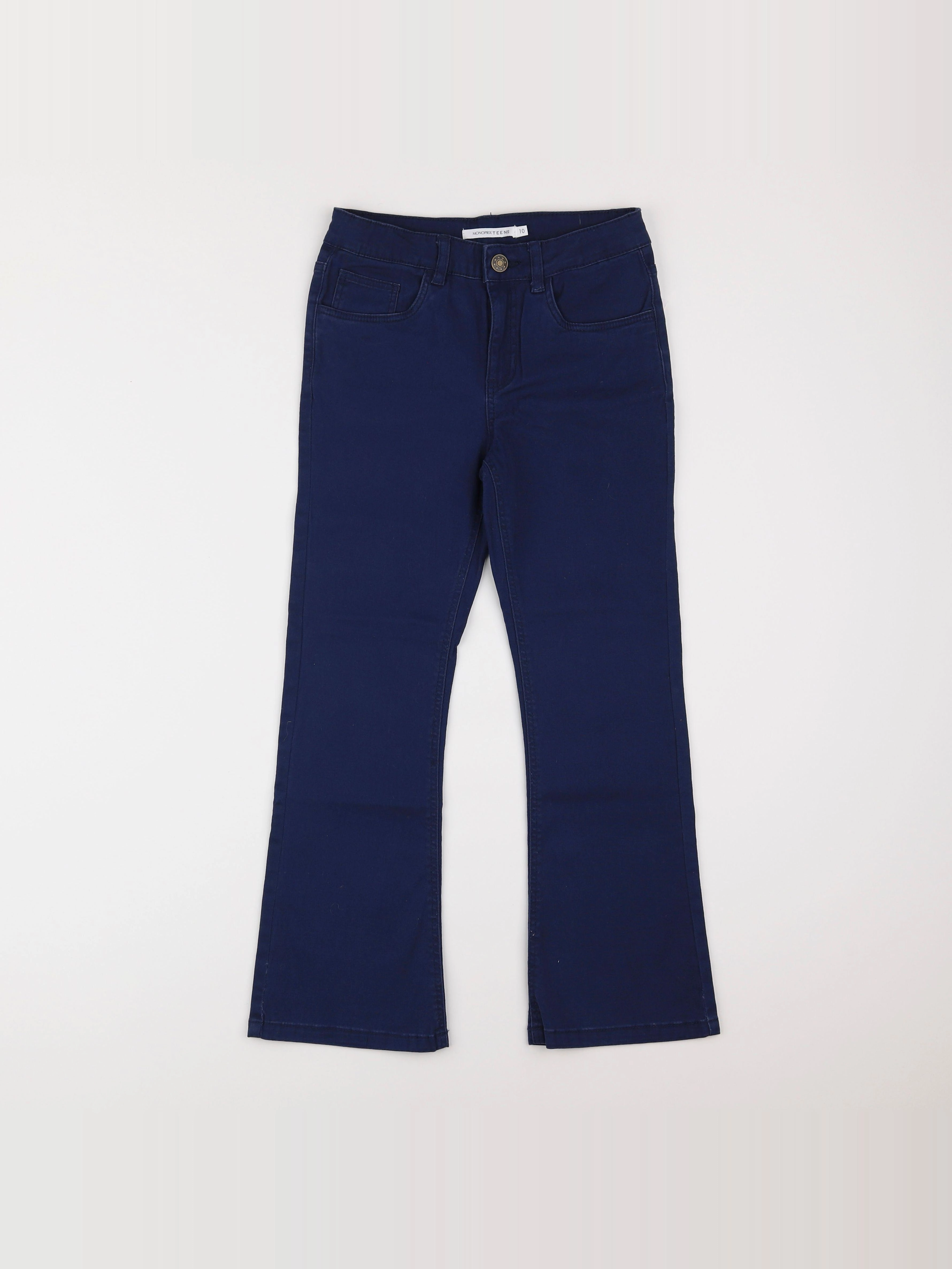 Monoprix - jean bleu - 10 ans