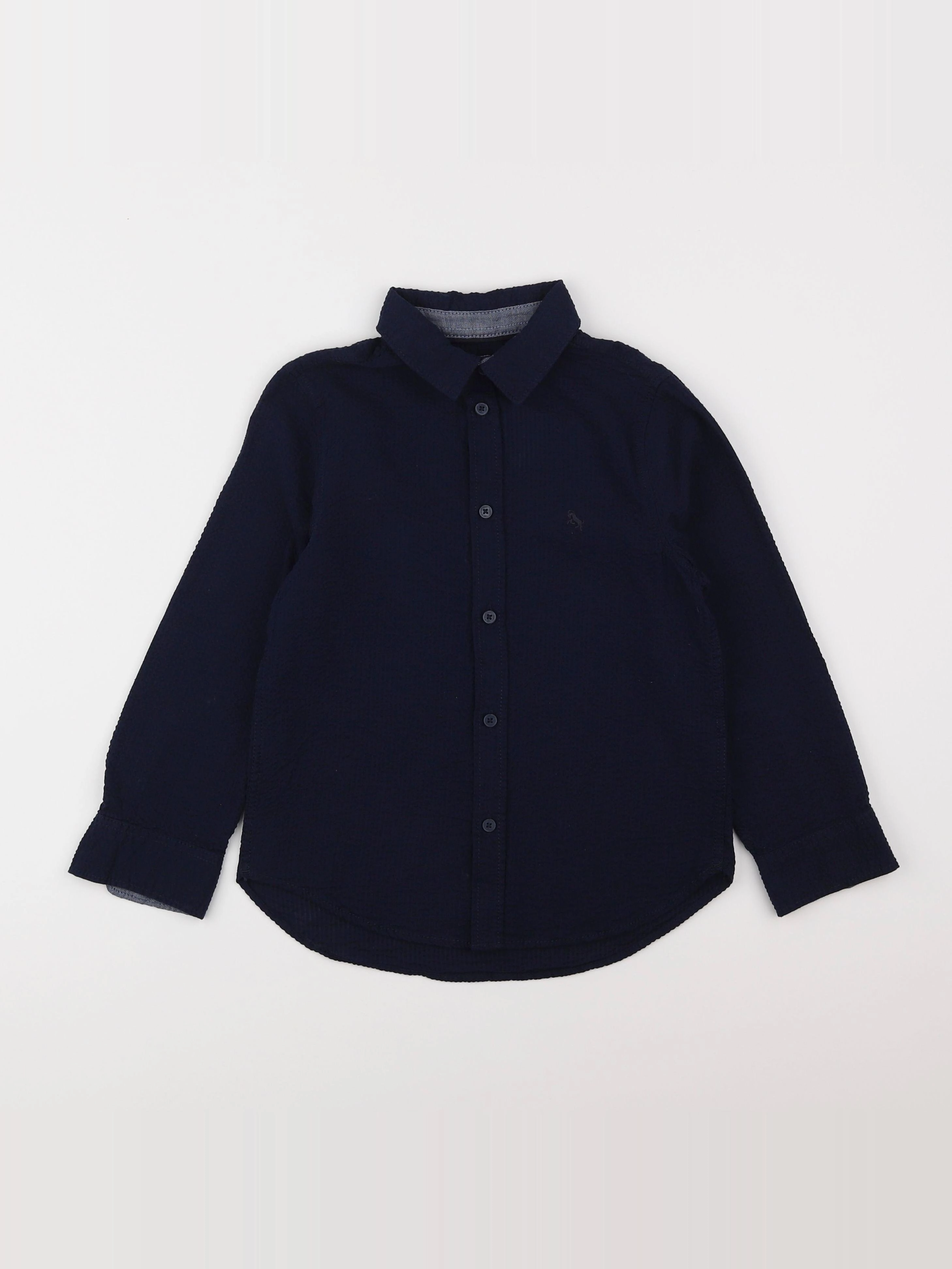 H&M - chemise bleu - 4/5 ans