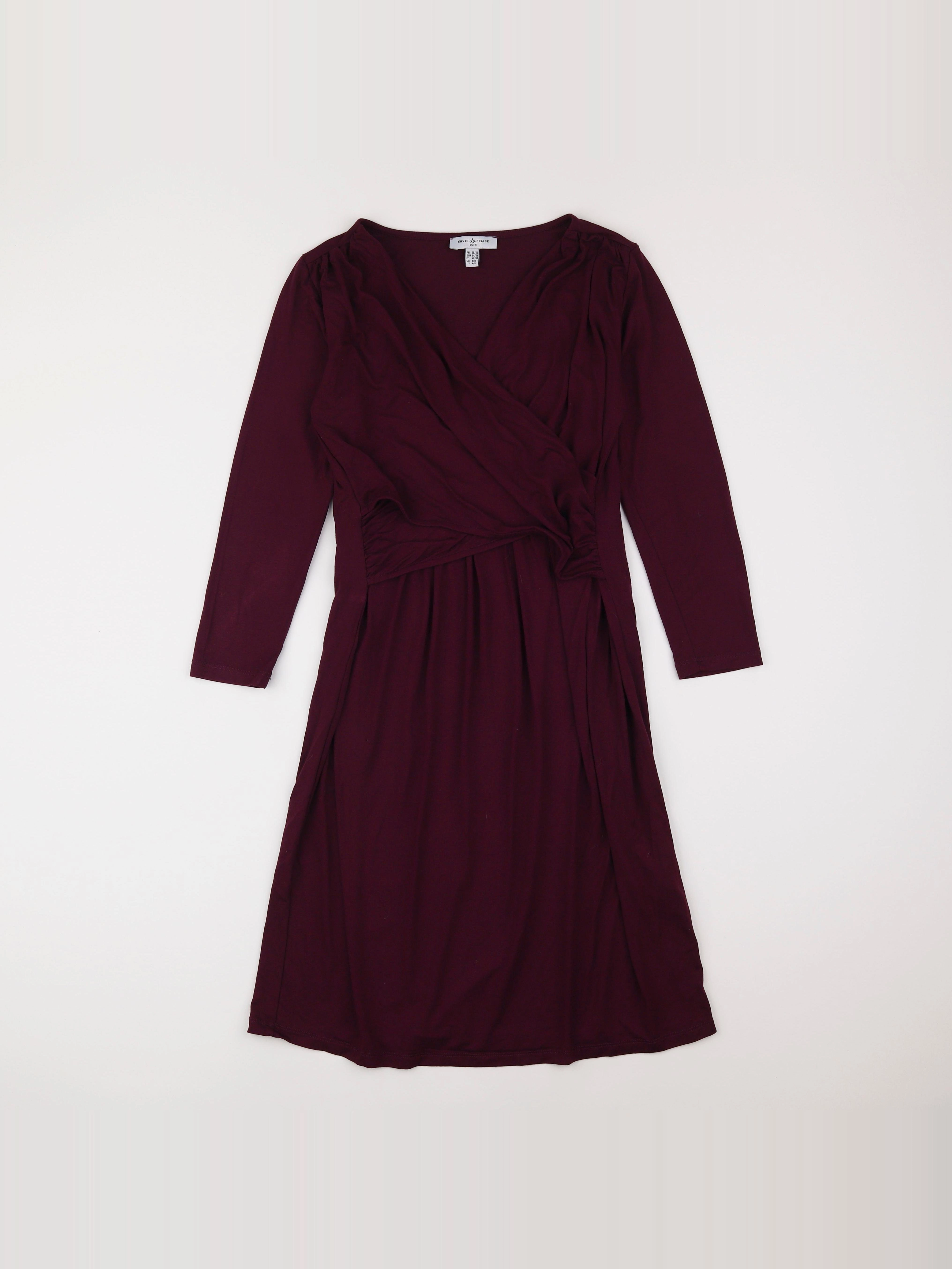 Envie de fraise - robe grossesse violet - 38