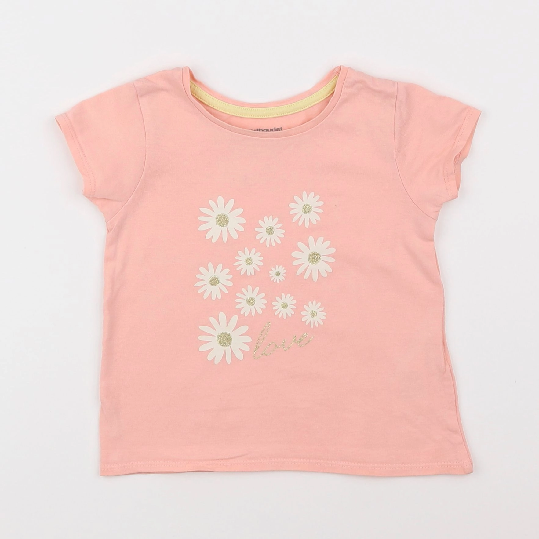 Vertbaudet - tee-shirt rose - 2 ans