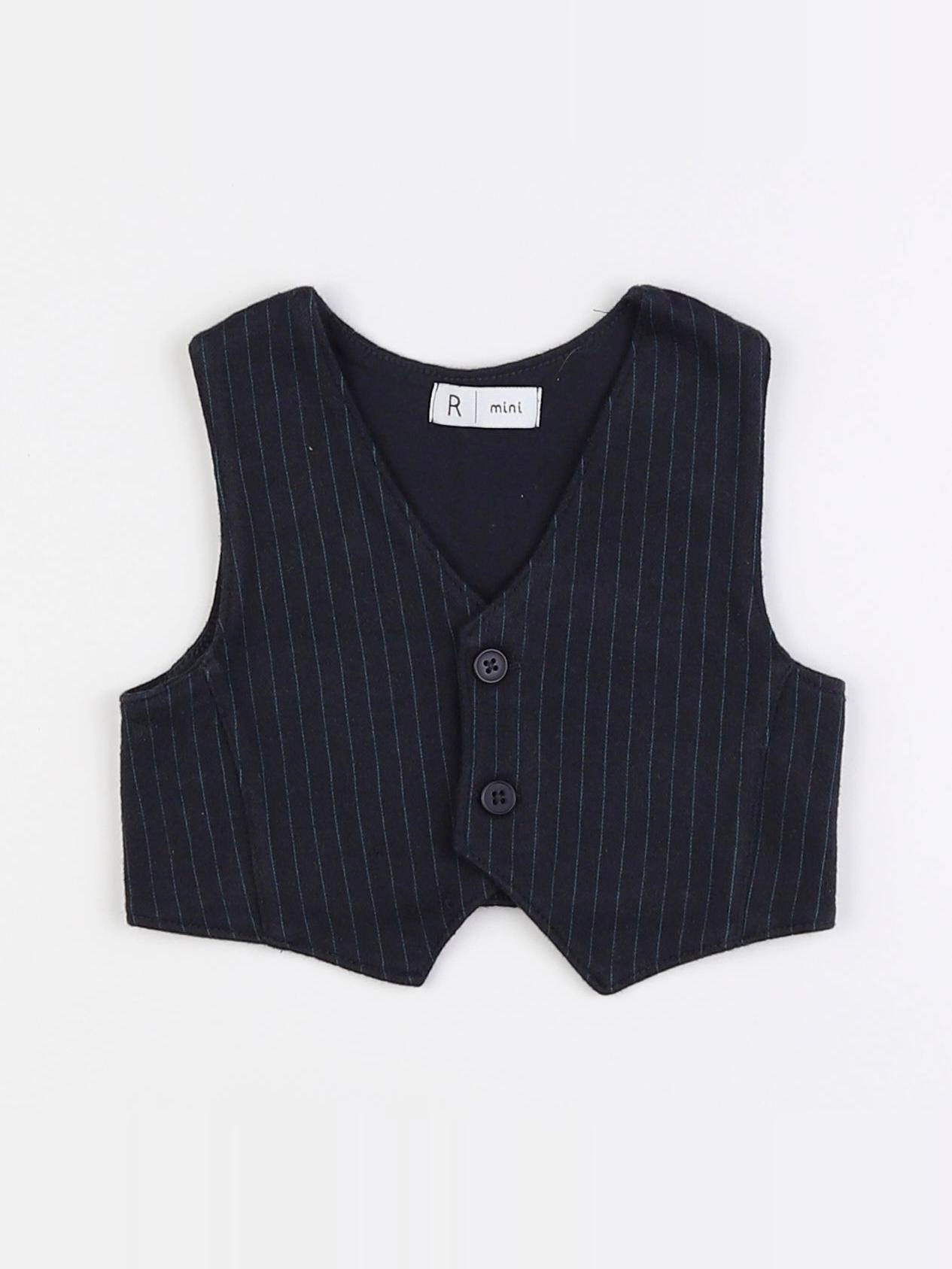La Redoute - gilet noir - 6 mois