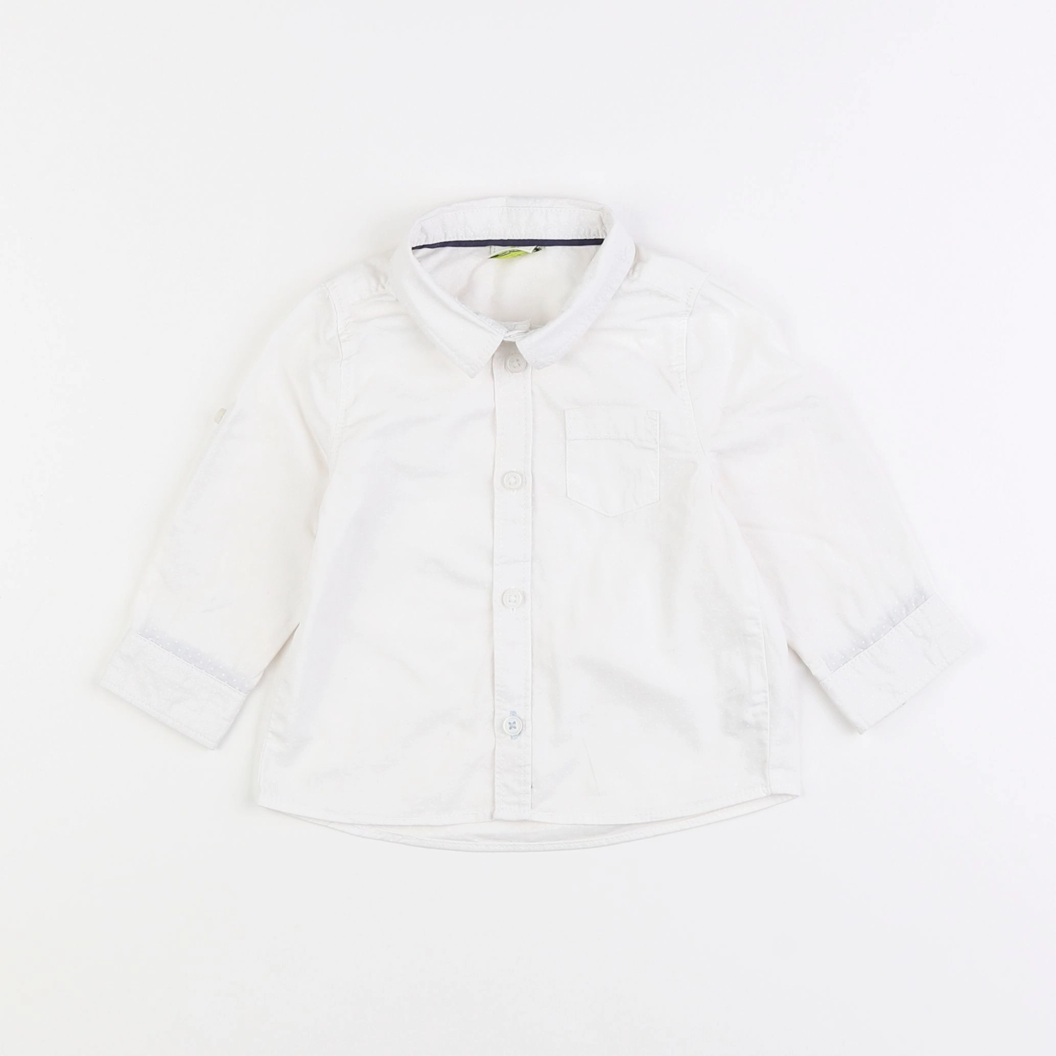 Tape à l'oeil - chemise blanc - 12 mois