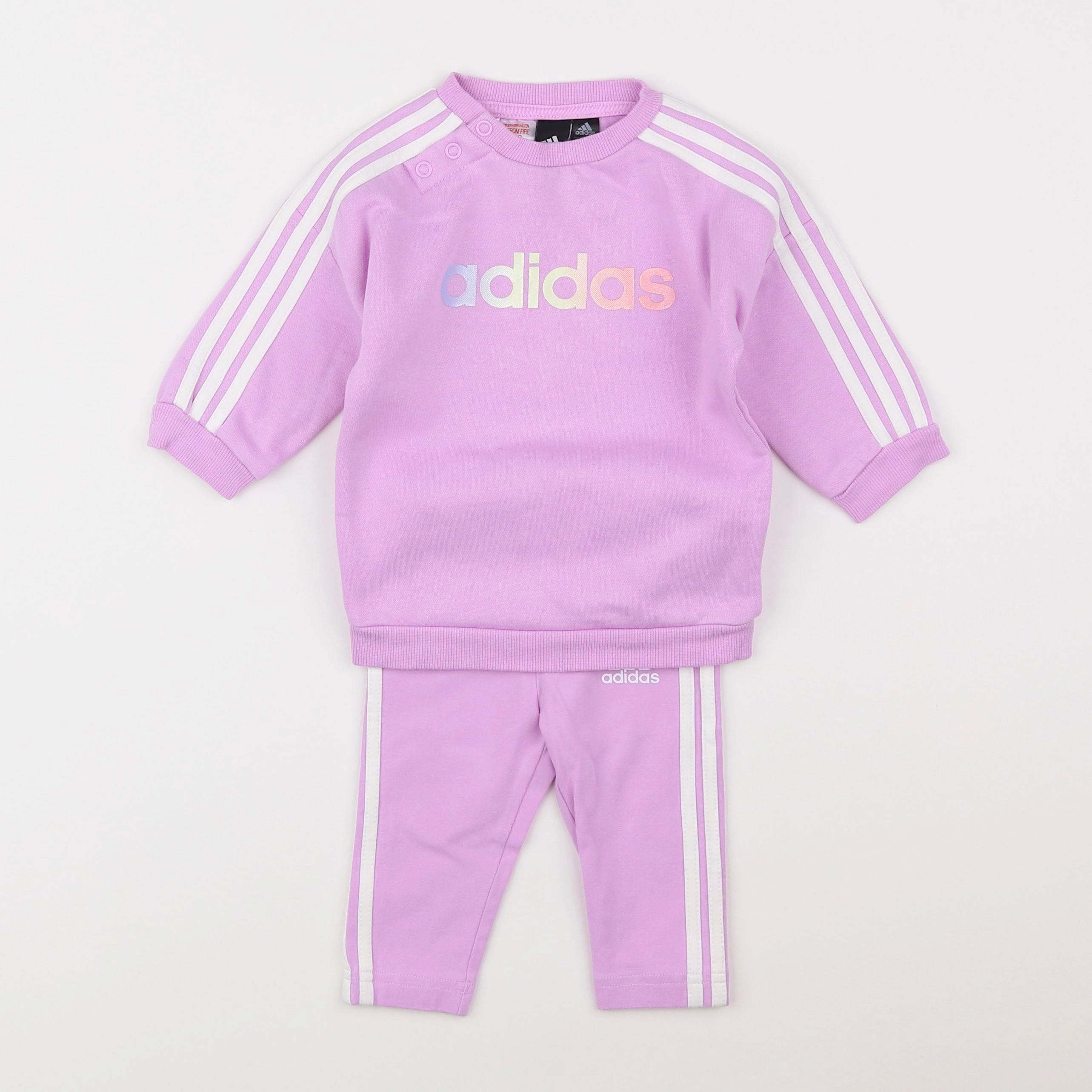 Adidas - ensemble rose - 3/6 mois