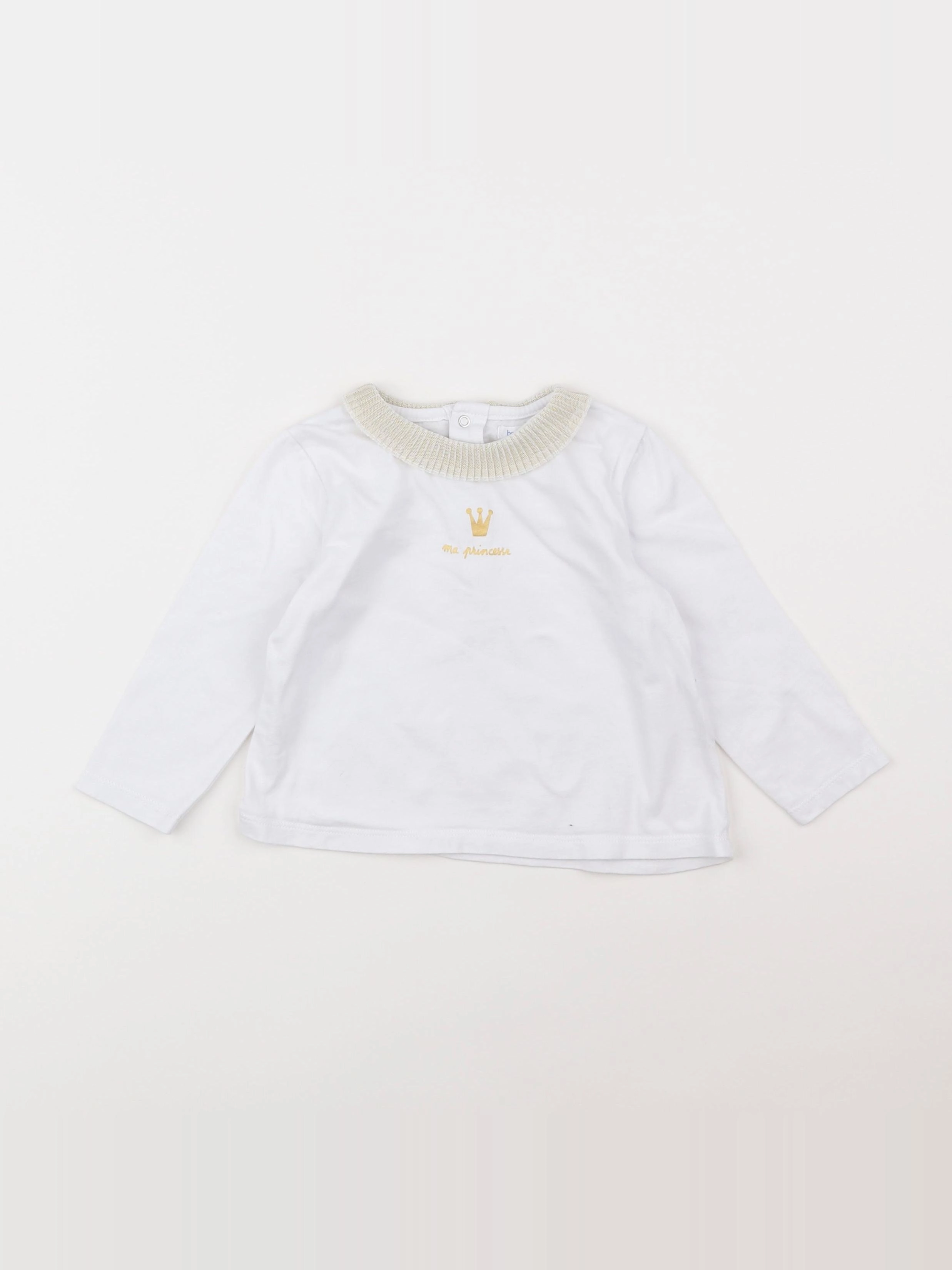 Boutchou - tee-shirt blanc - 2 ans
