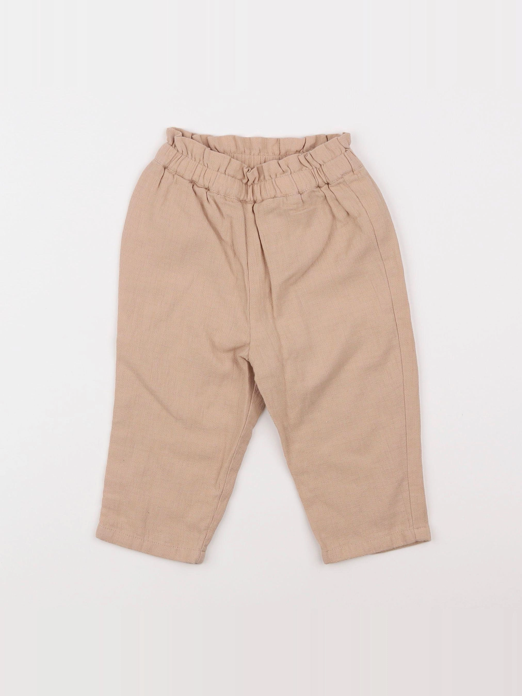 Natalys - pantalon beige - 12 mois