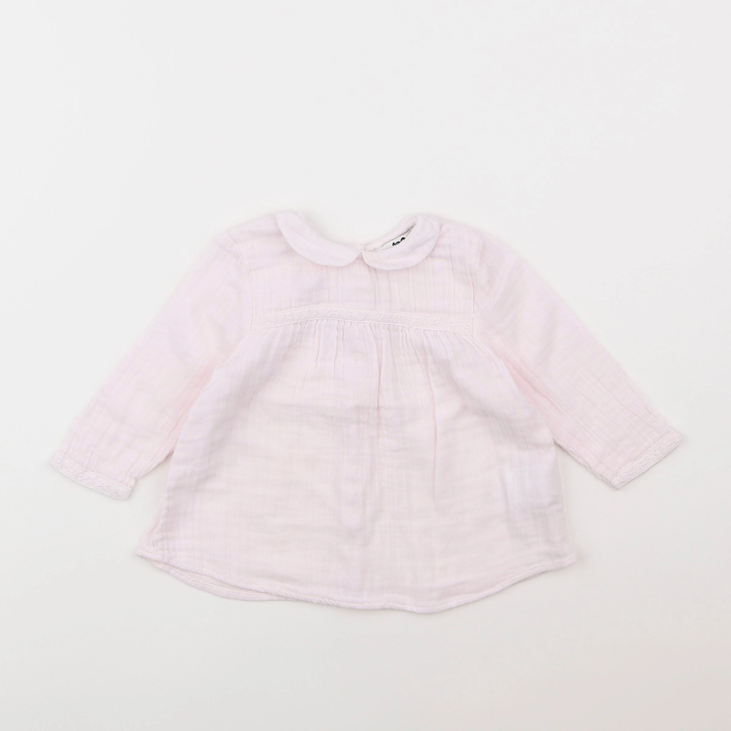 Cyrillus - blouse rose - 9 mois