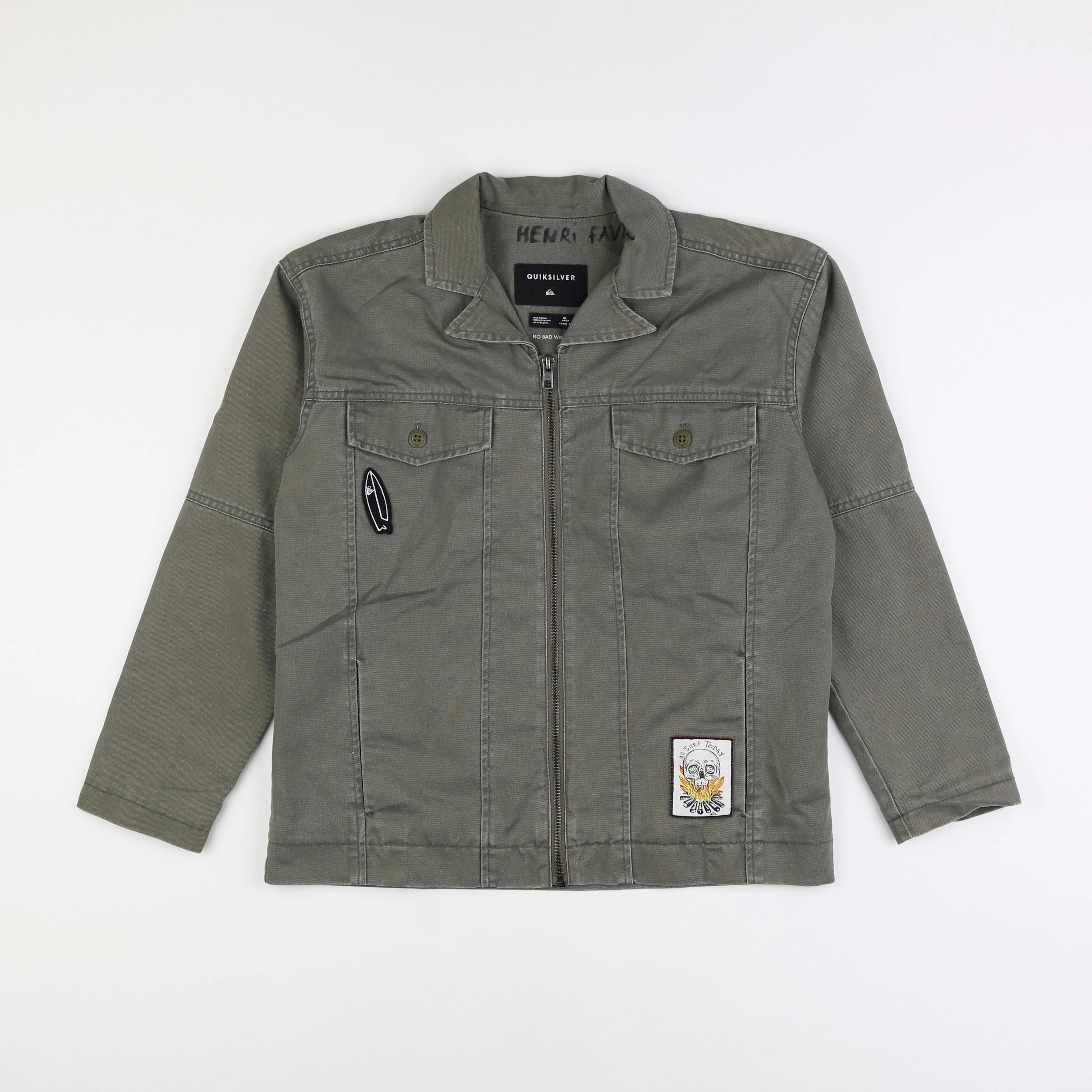 Quiksilver - veste vert - 10 ans