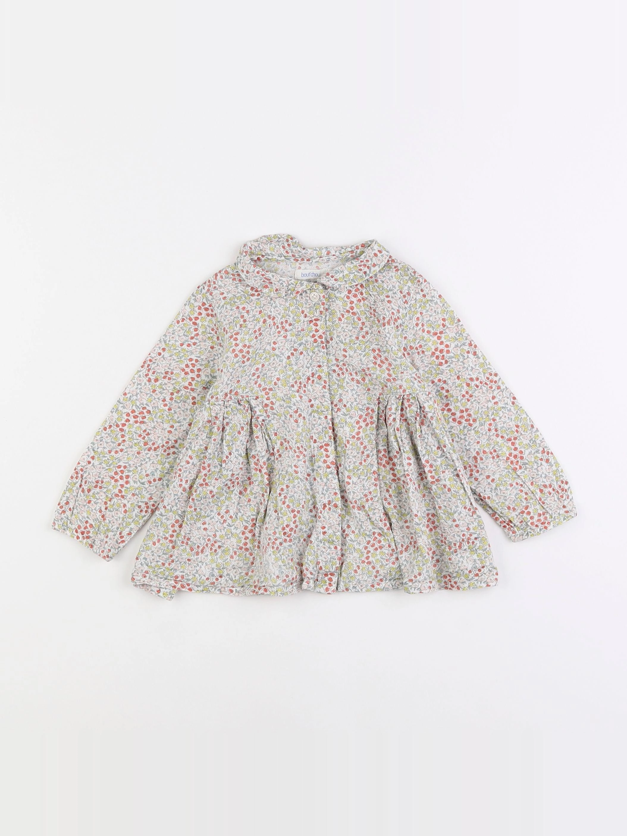 Boutchou - blouse multicolore - 12 mois
