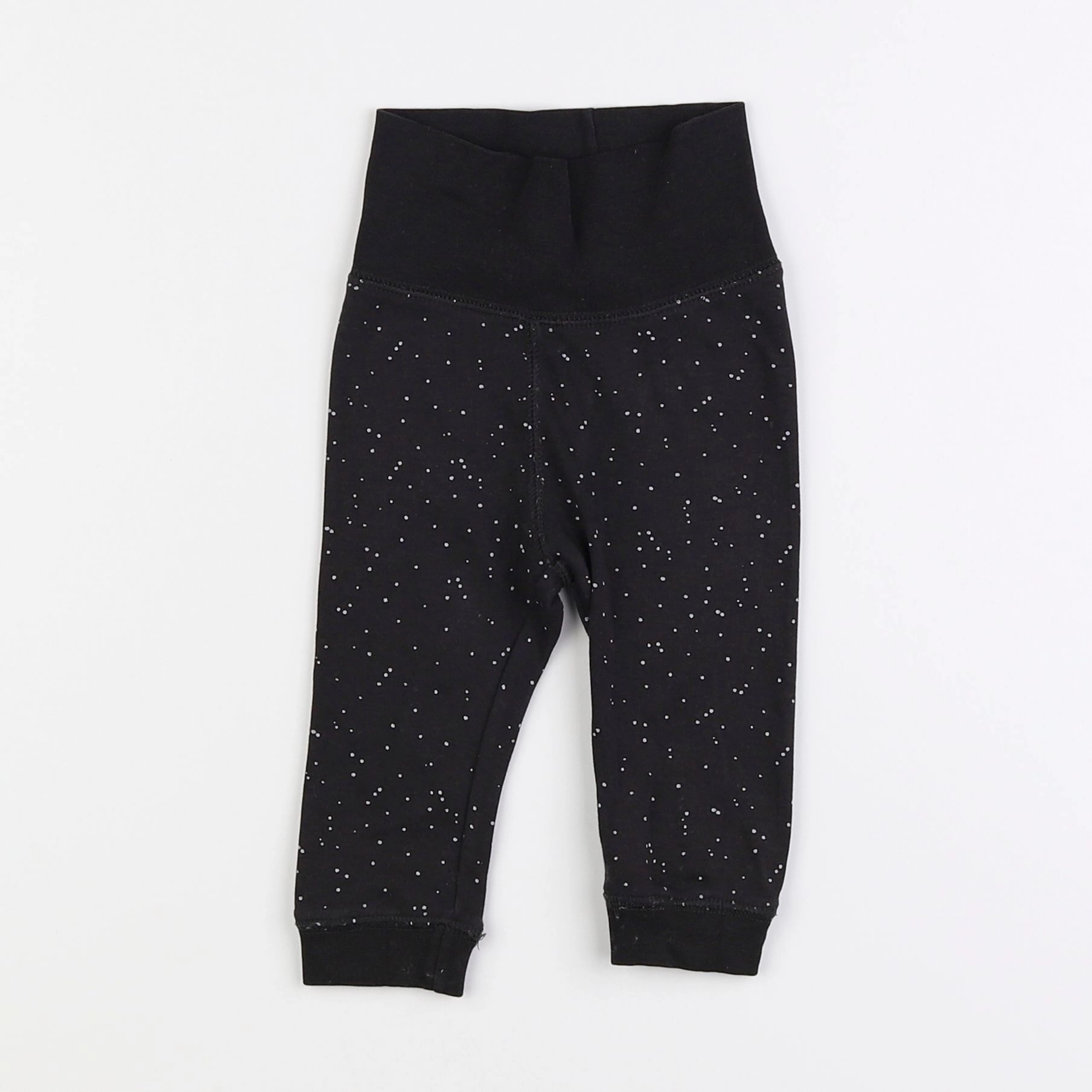 H&M - legging noir - 3/6 mois