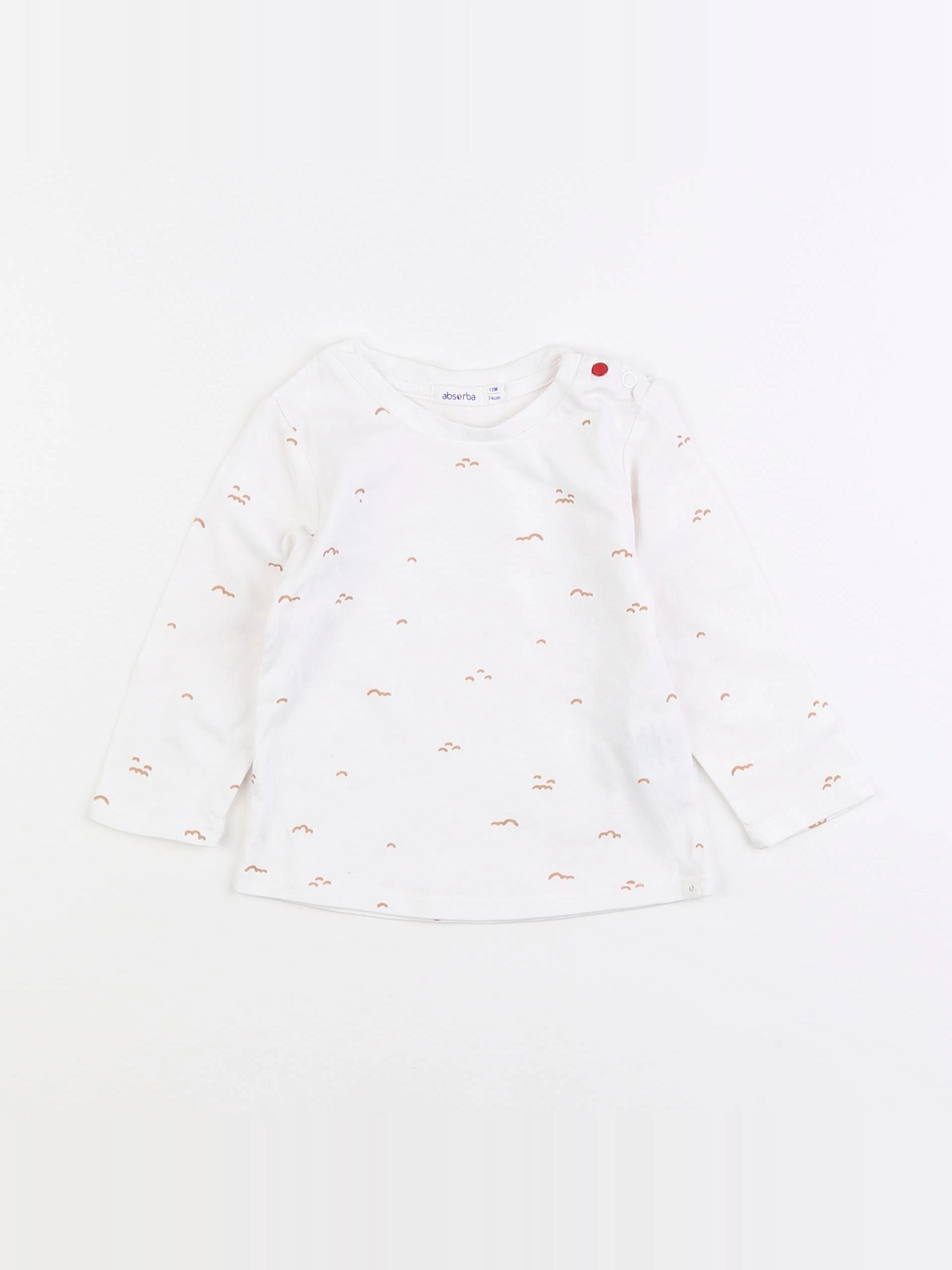 Absorba - tee-shirt blanc - 12 mois