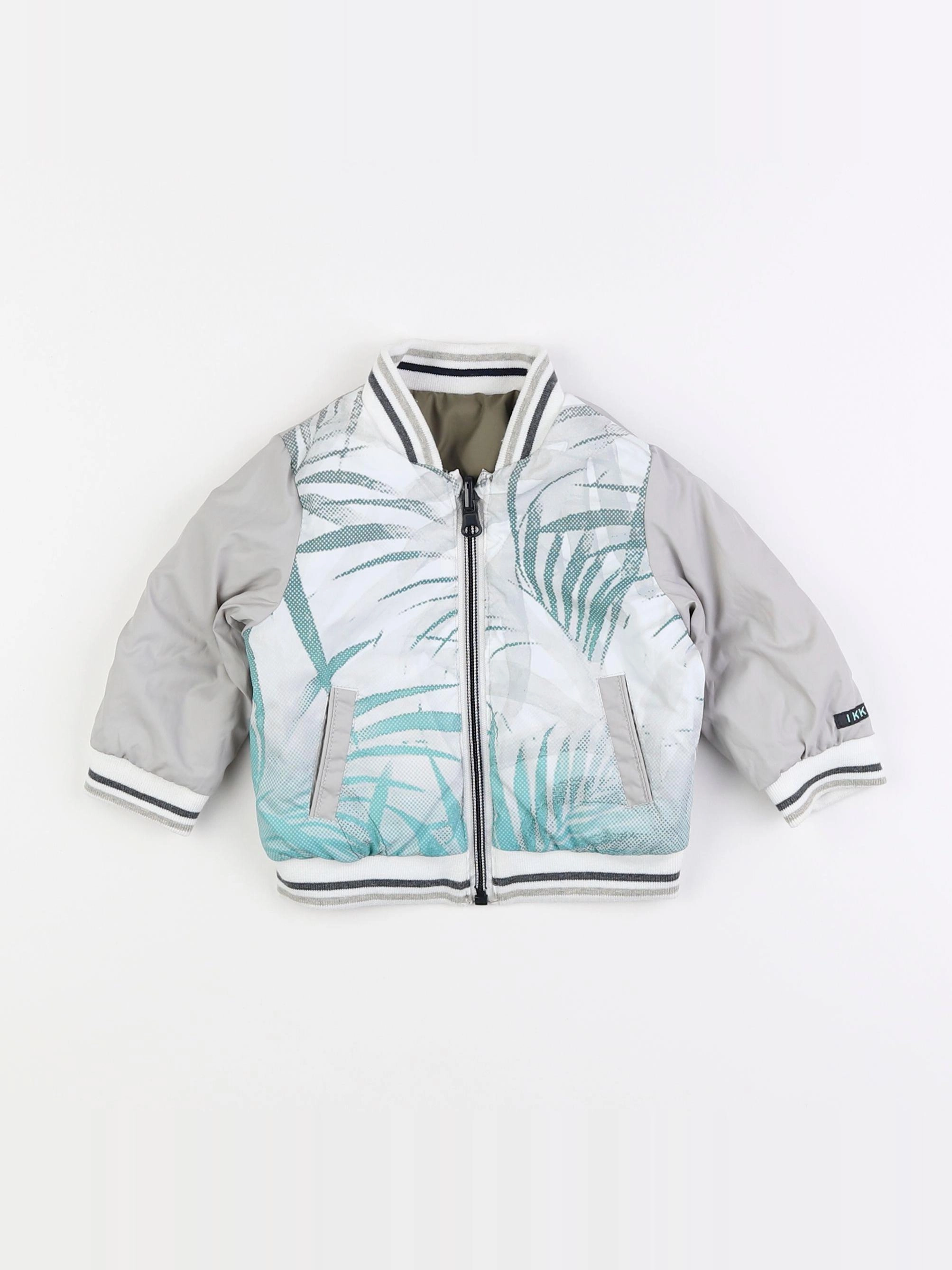 IKKS - veste réversible multicolore - 6 mois