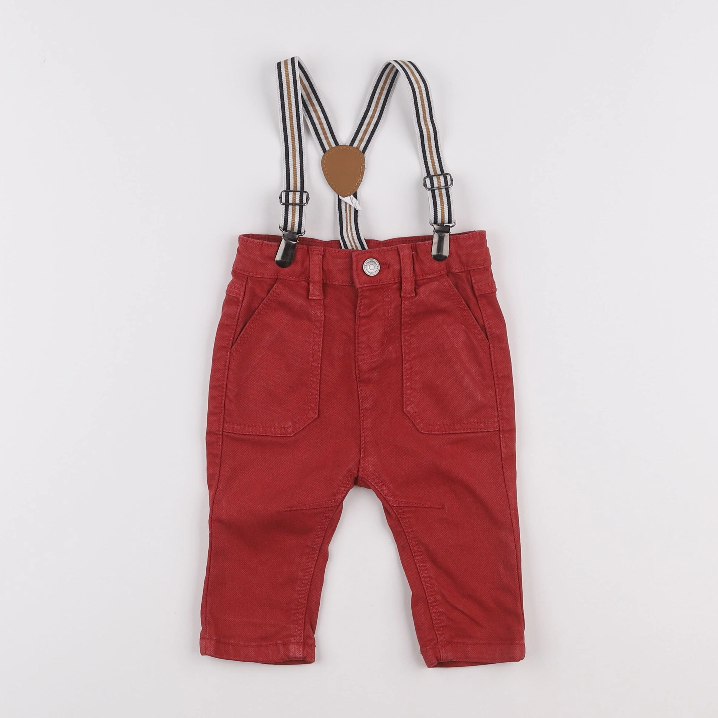 Tape à l'oeil - pantalon rouge - 6 mois