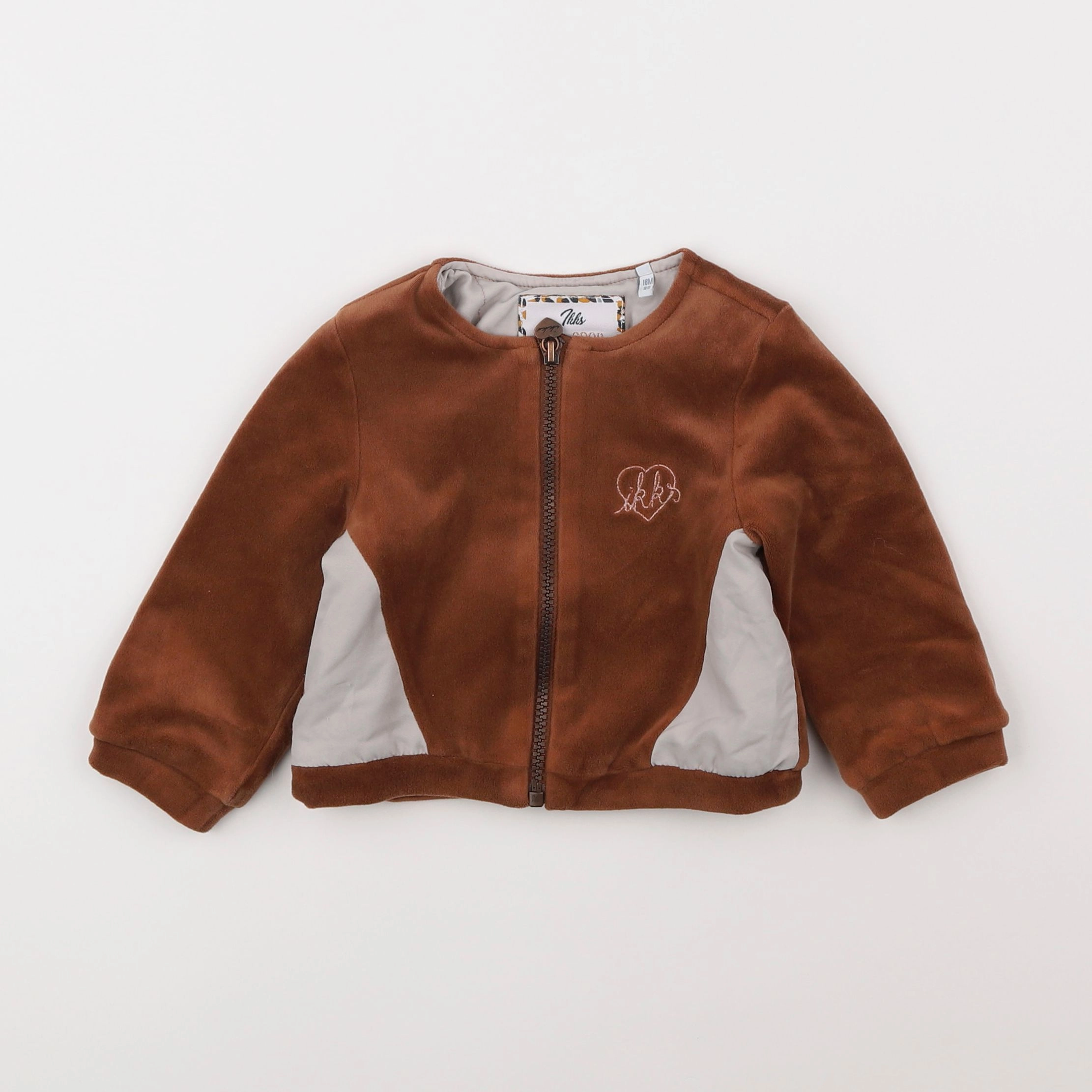 IKKS - veste marron - 18 mois