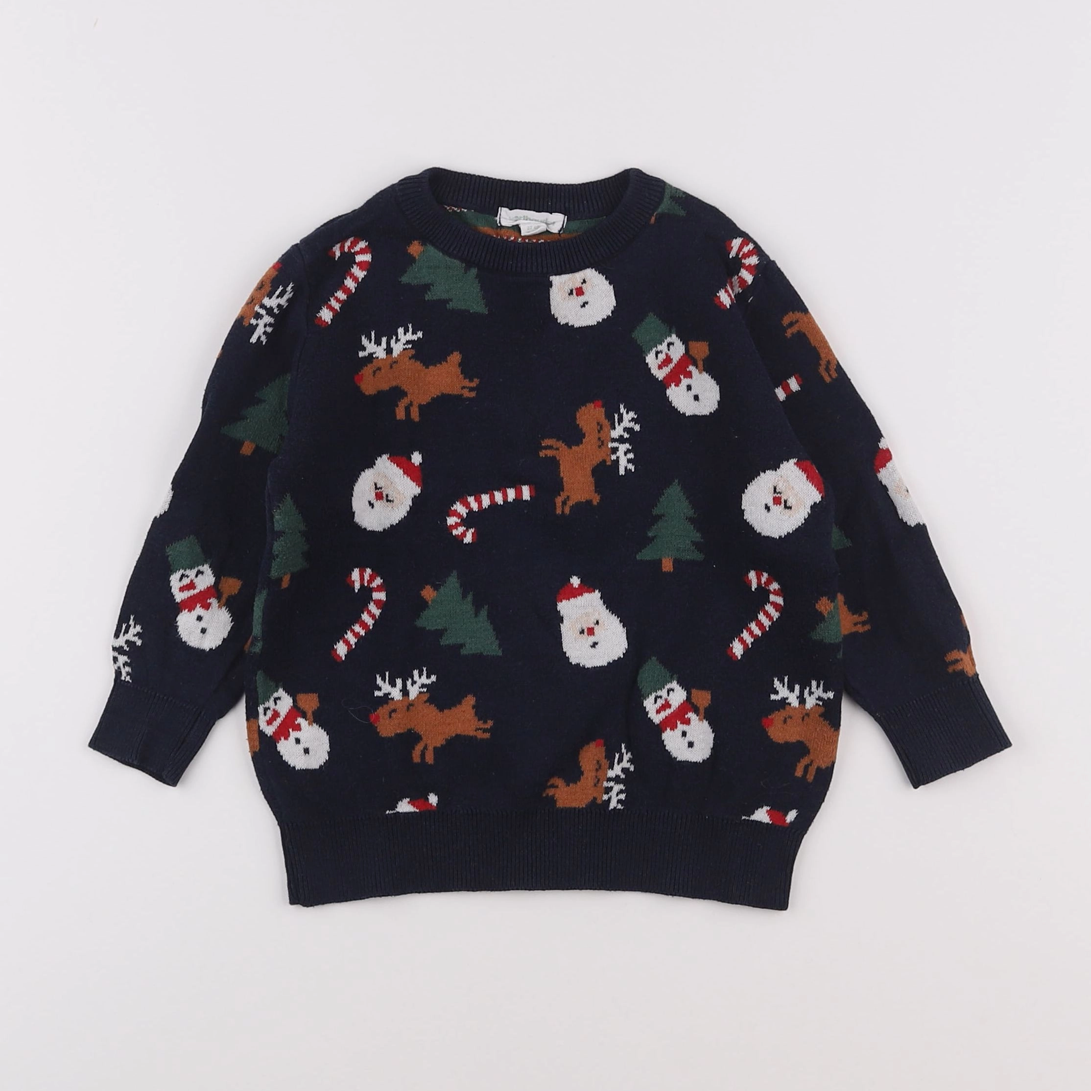 Vertbaudet - pull multicolore - 3 ans