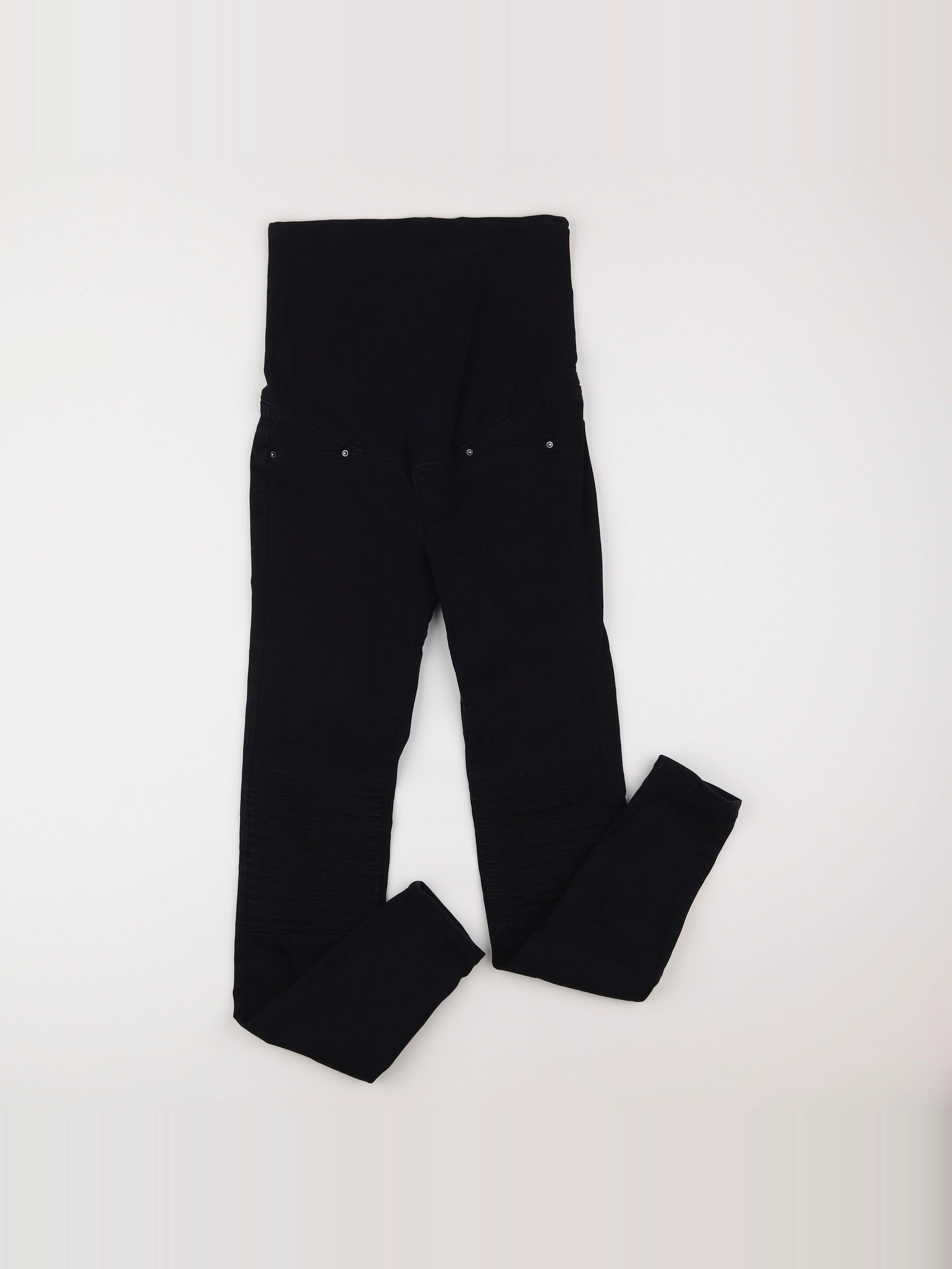 H&M - pantalon grossesse noir - 34
