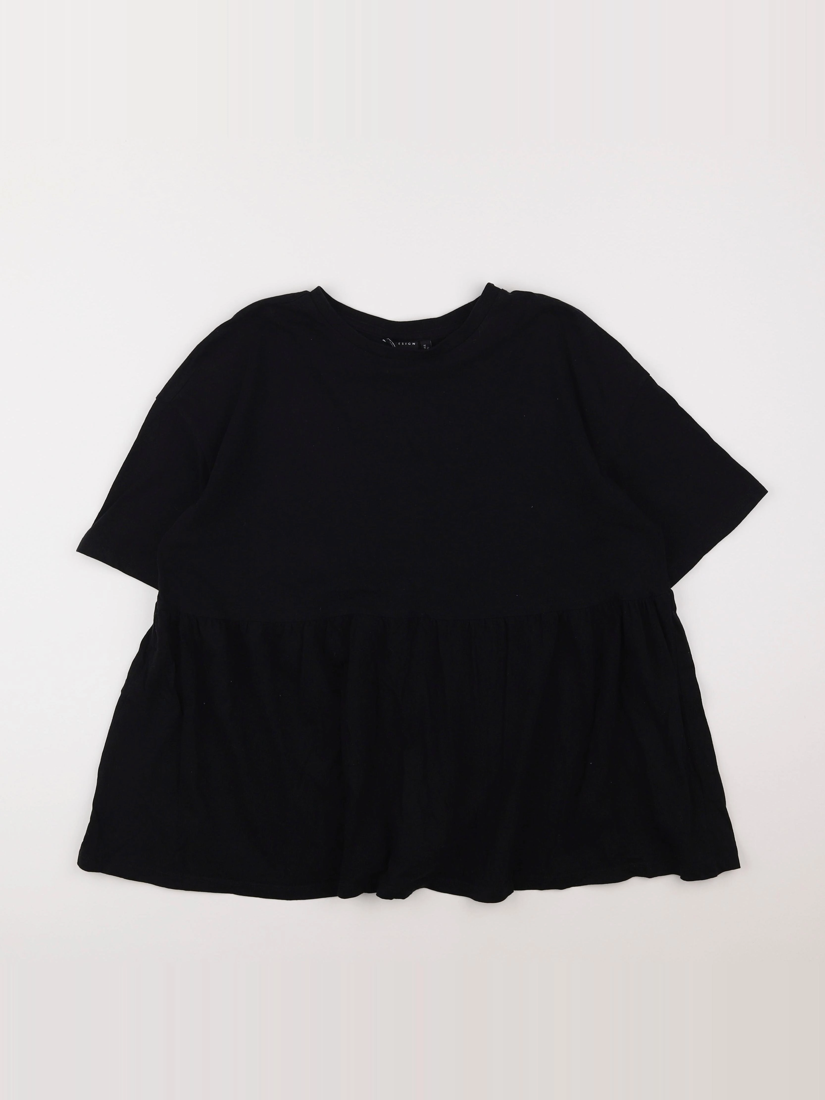 Asos - tee-shirt grossesse noir - 34