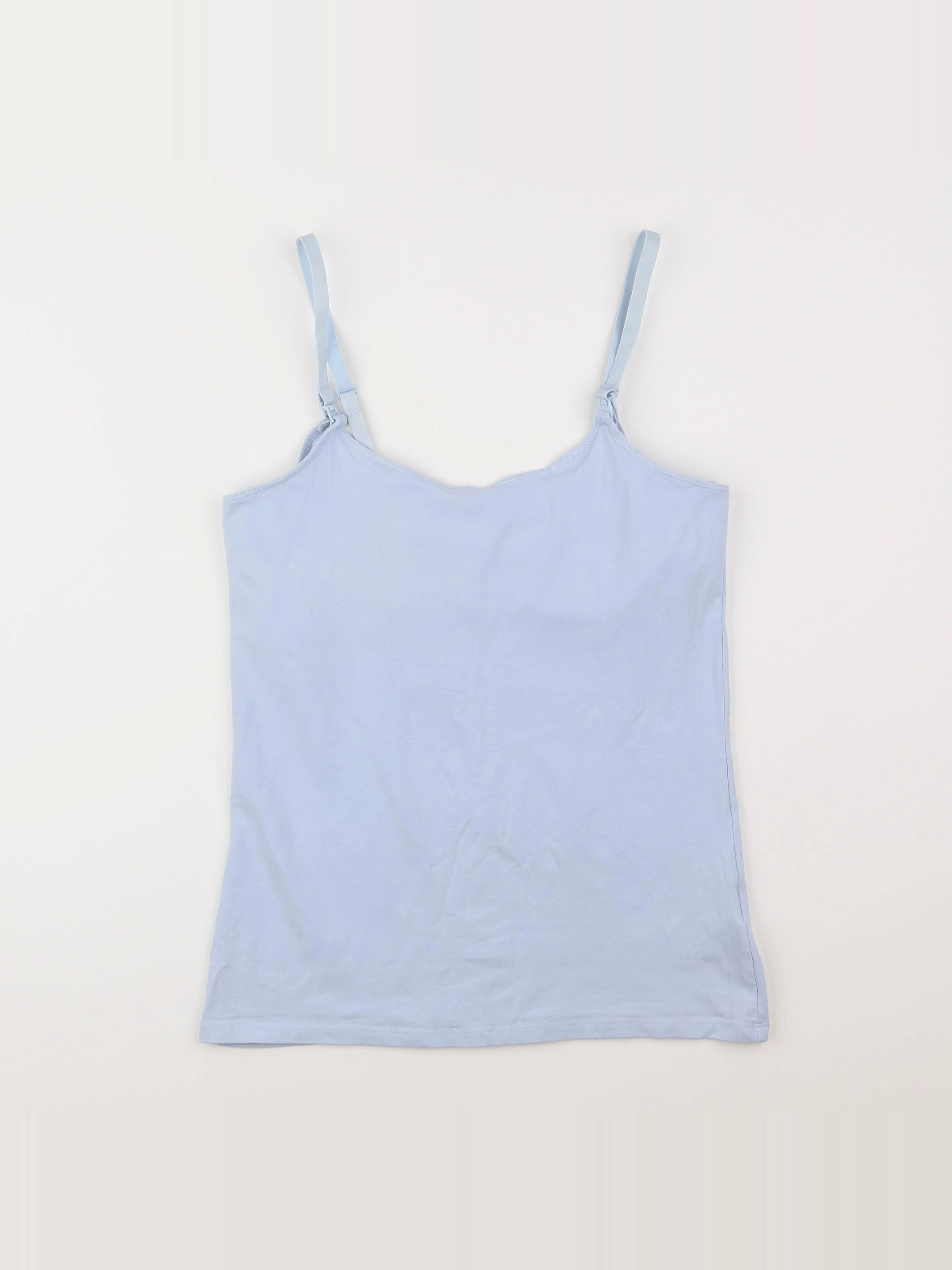 H&M - débardeur allaitement bleu - 36