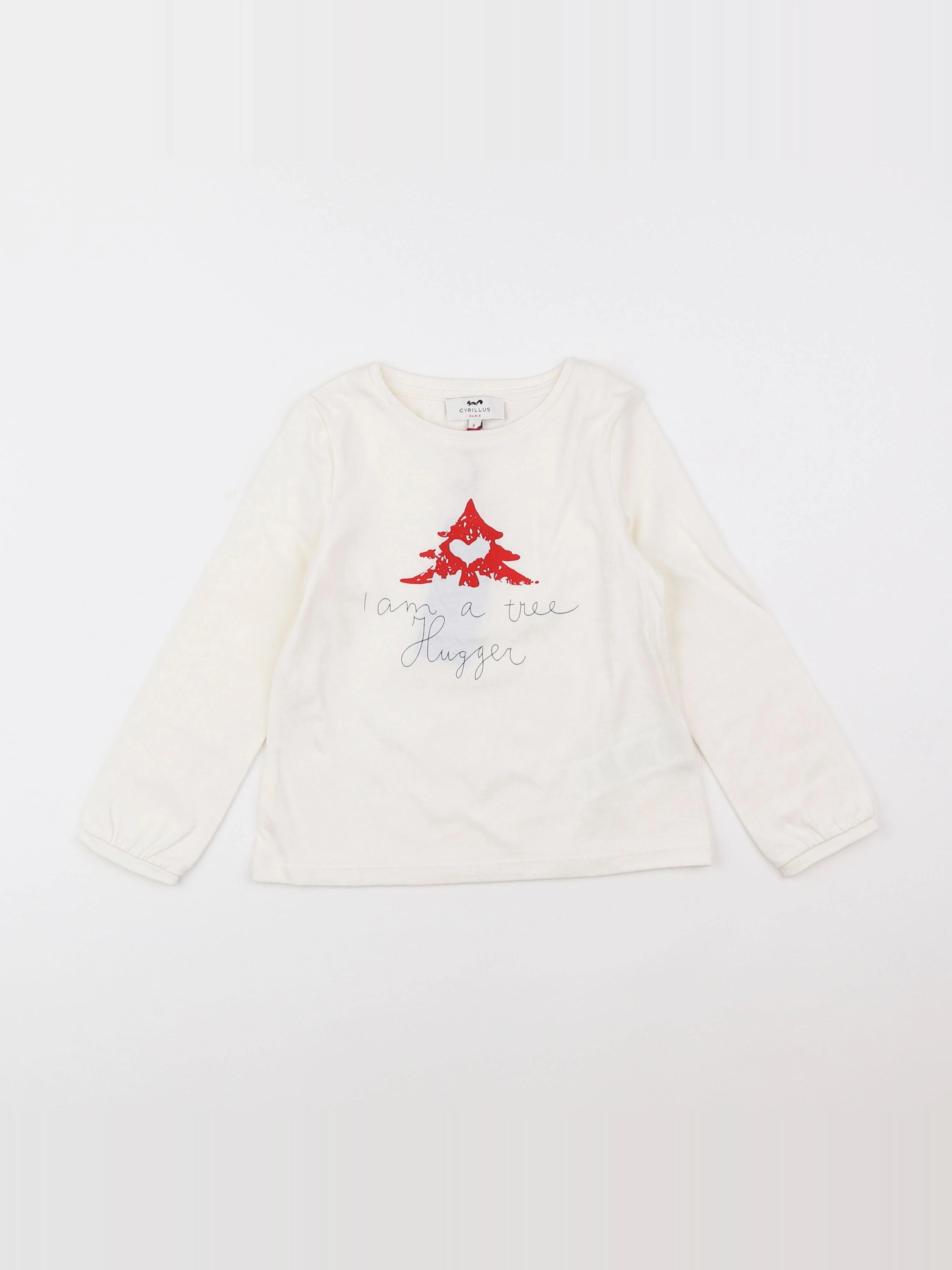 Cyrillus - tee-shirt beige - 4 ans
