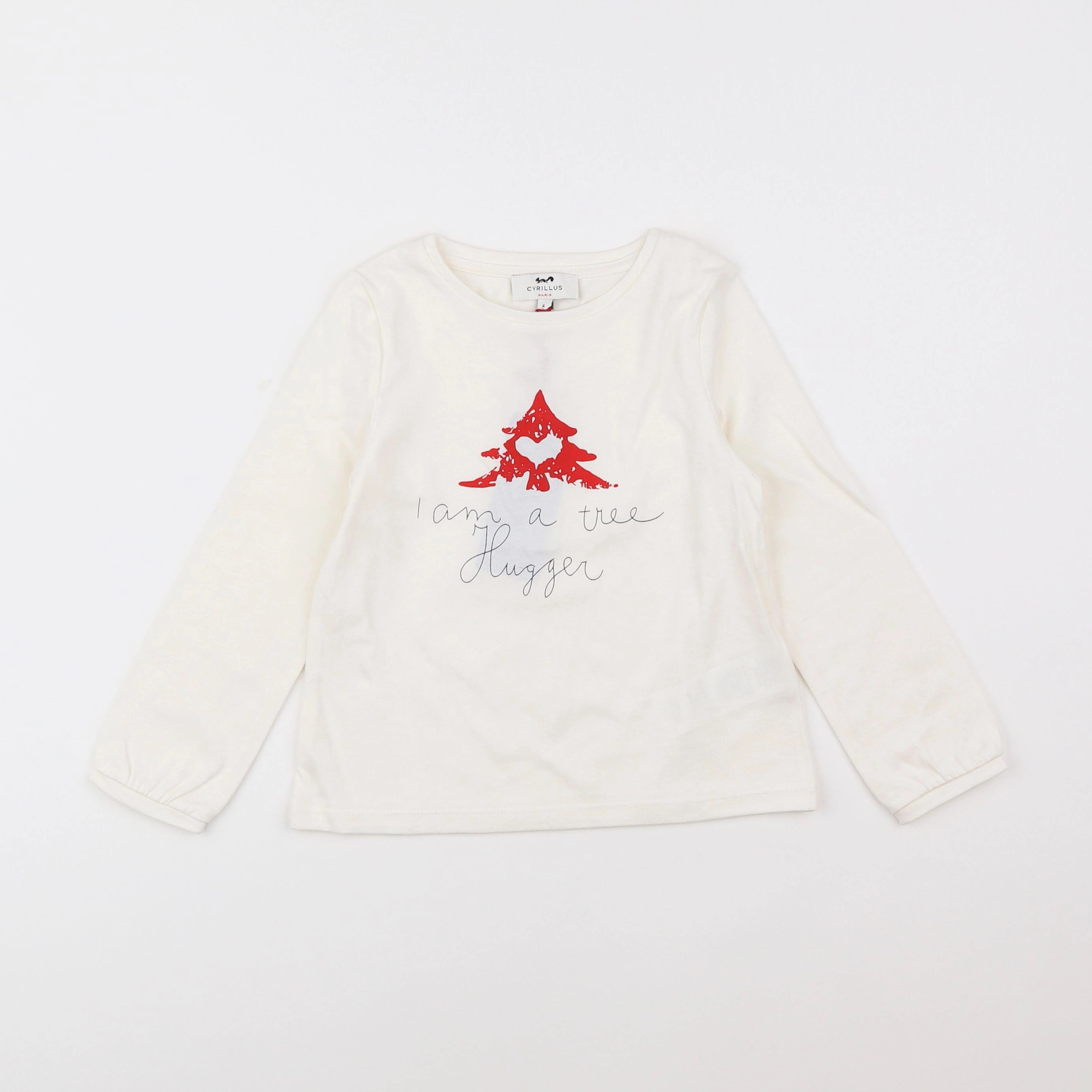 Cyrillus - tee-shirt beige - 4 ans