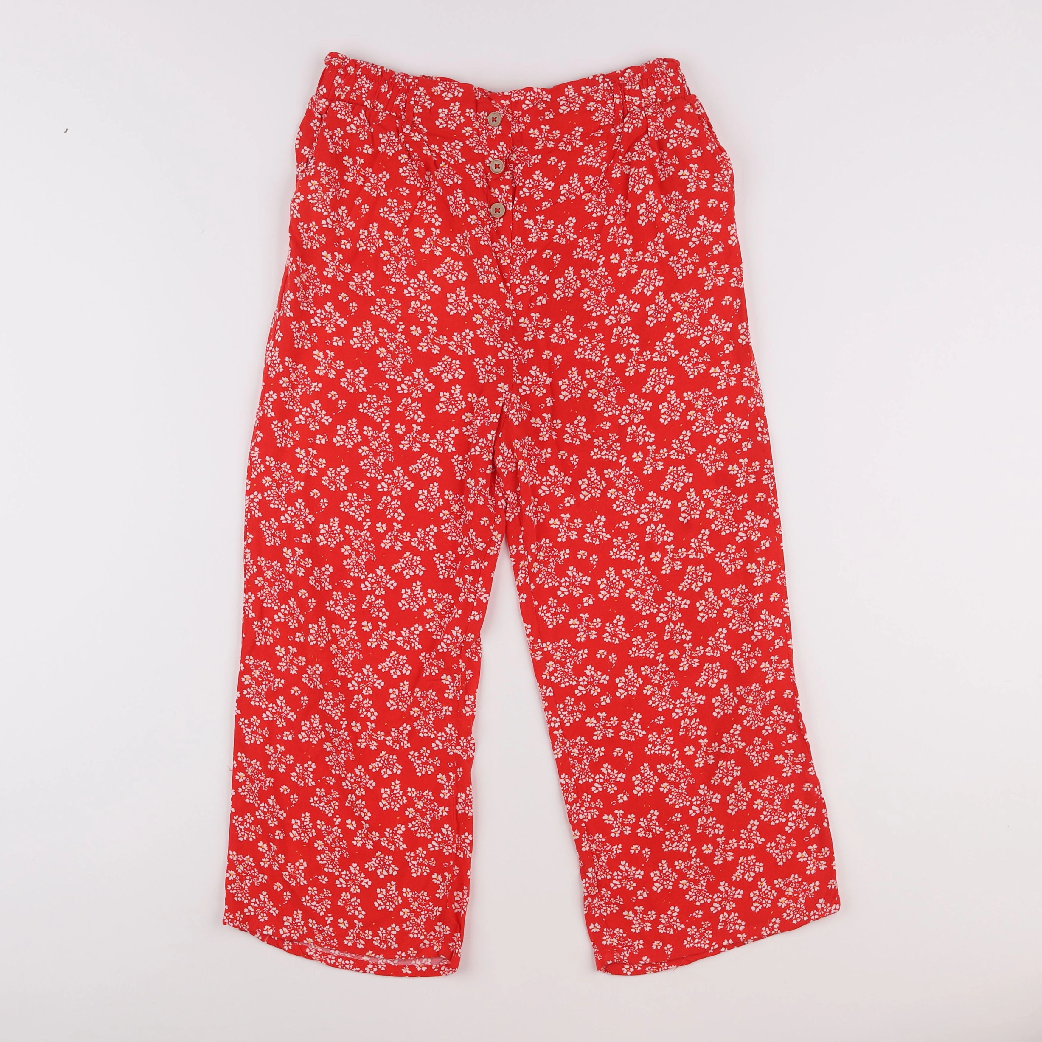 Vertbaudet - pantalon rouge - 14 ans