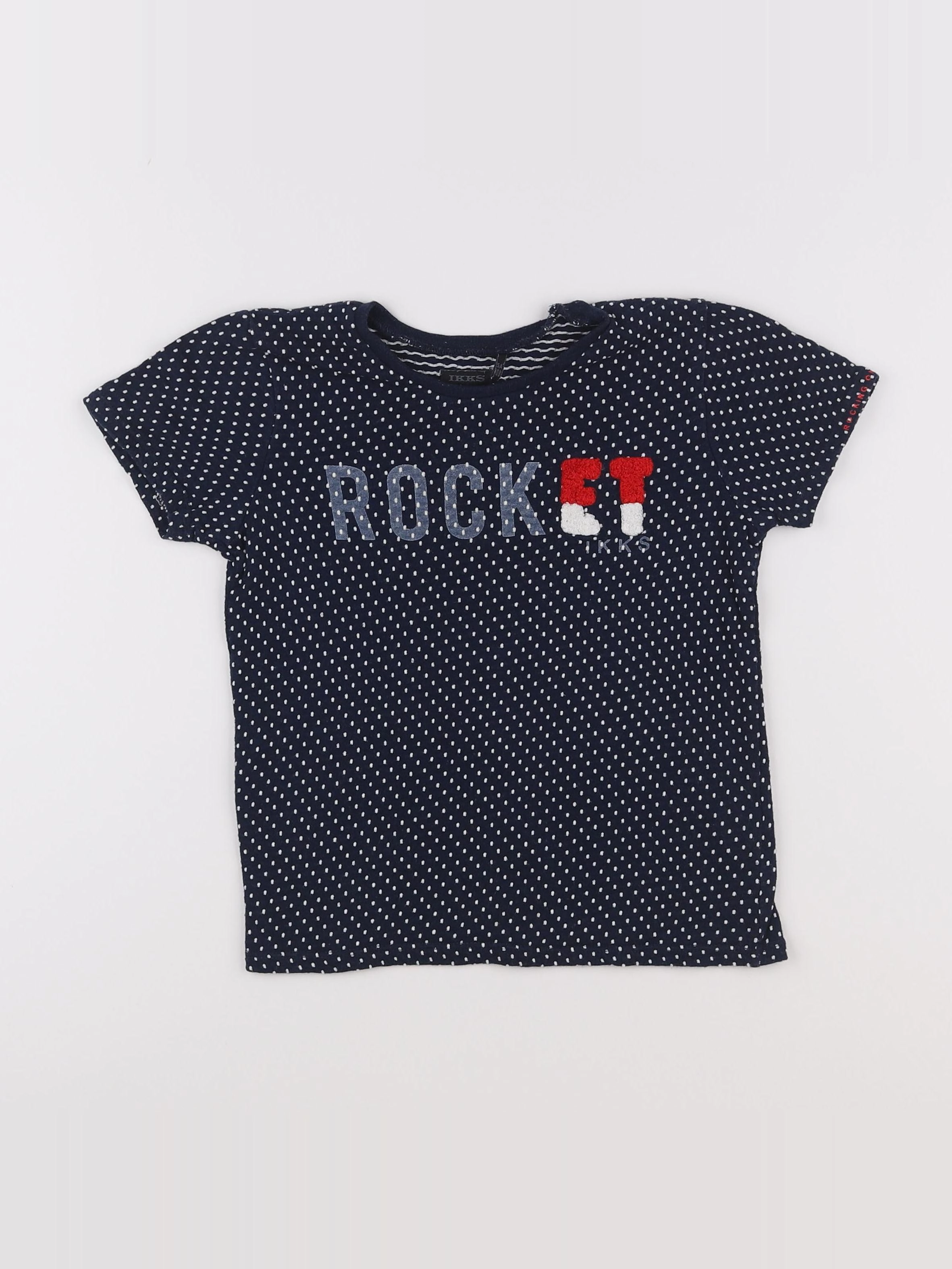IKKS - tee-shirt bleu - 5 ans